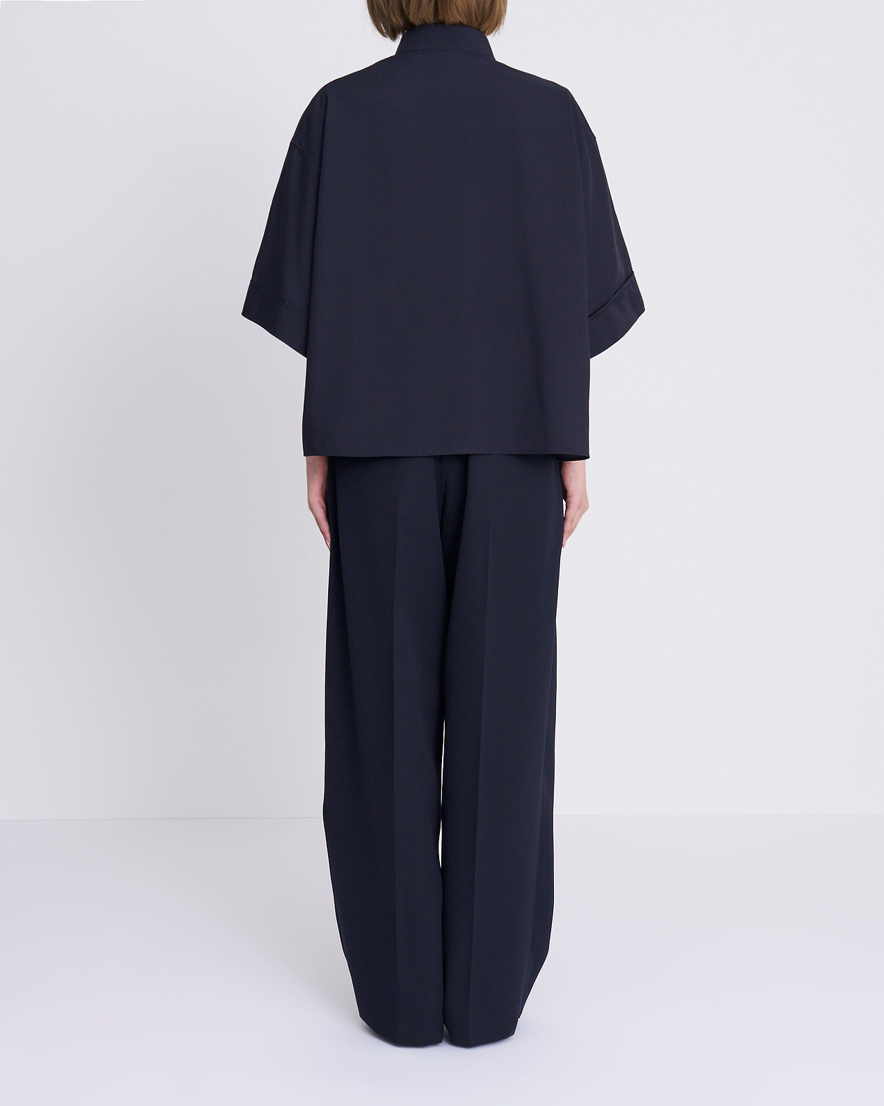 ＜THE RERACS×1LDK×F/STORE＞バンドカラーUSプルオーバーショートシャツ