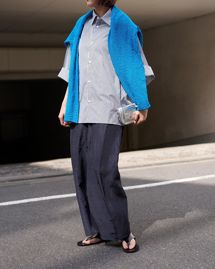 着用サイズS／身長167cm（スナップスタッフ）