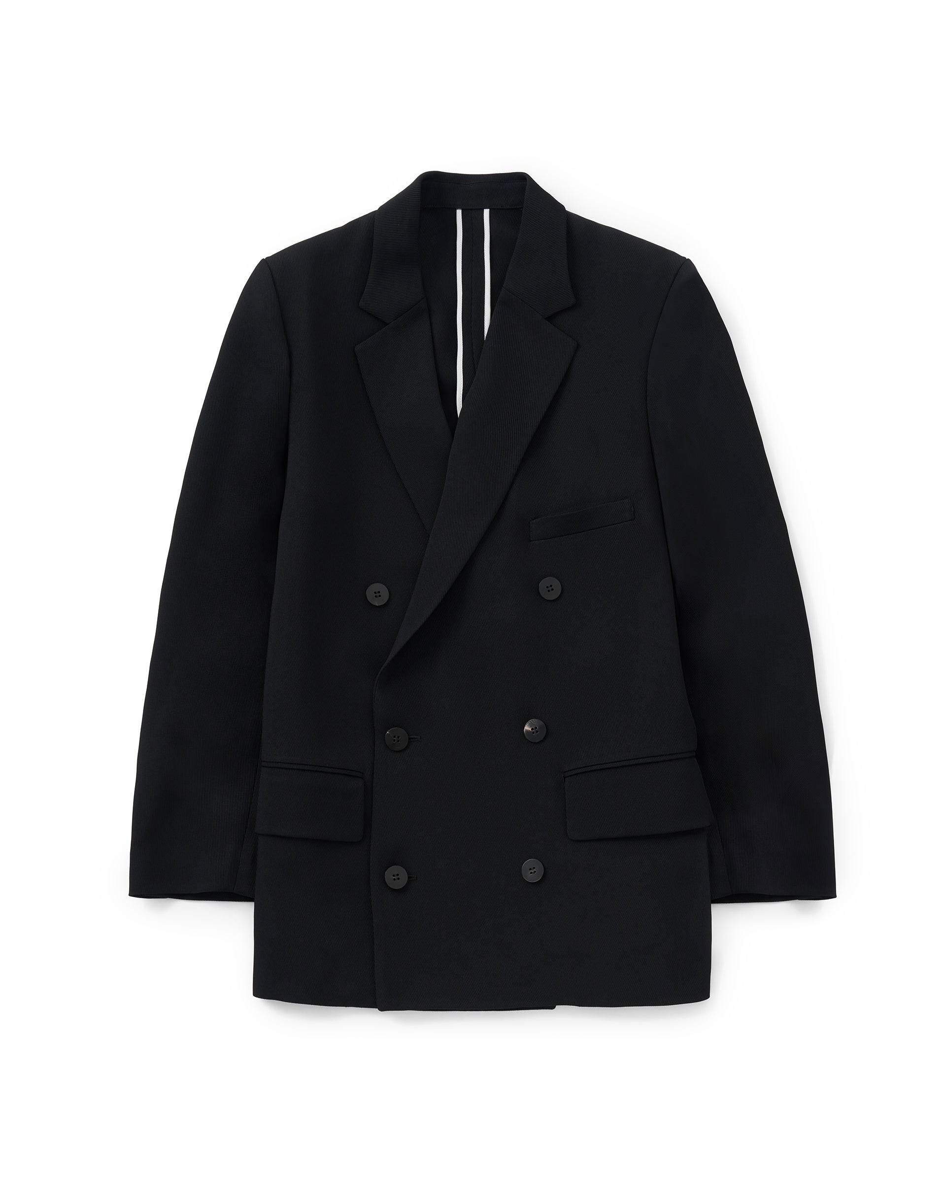 OVERCOAT Classic ダブルブレステッドジャケット　ブラック OVERCOAT】クラシックダブルブレストジャケット – ファッション