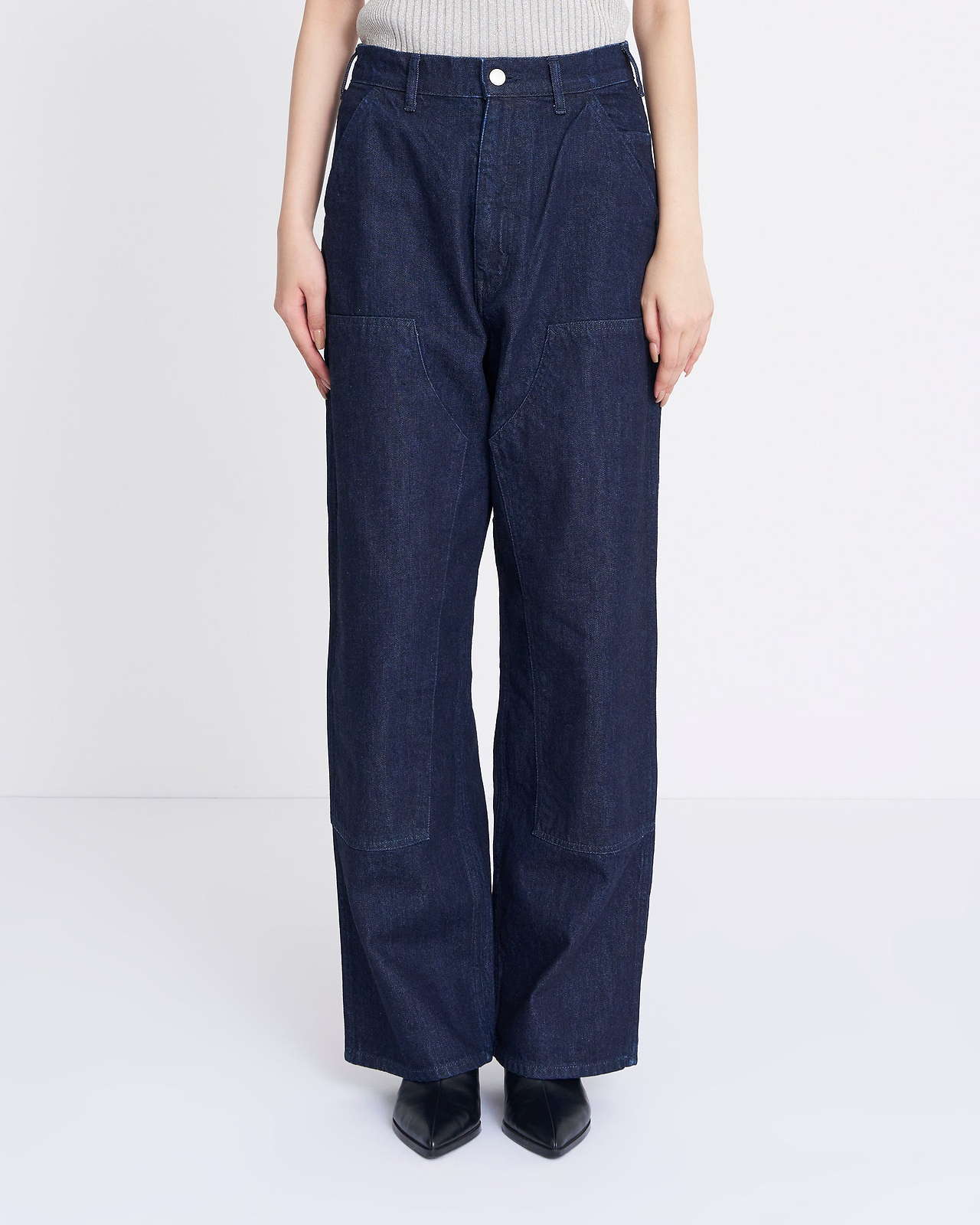 【25SS】11.5oz デニムダブルニーパンツワンウォッシュ