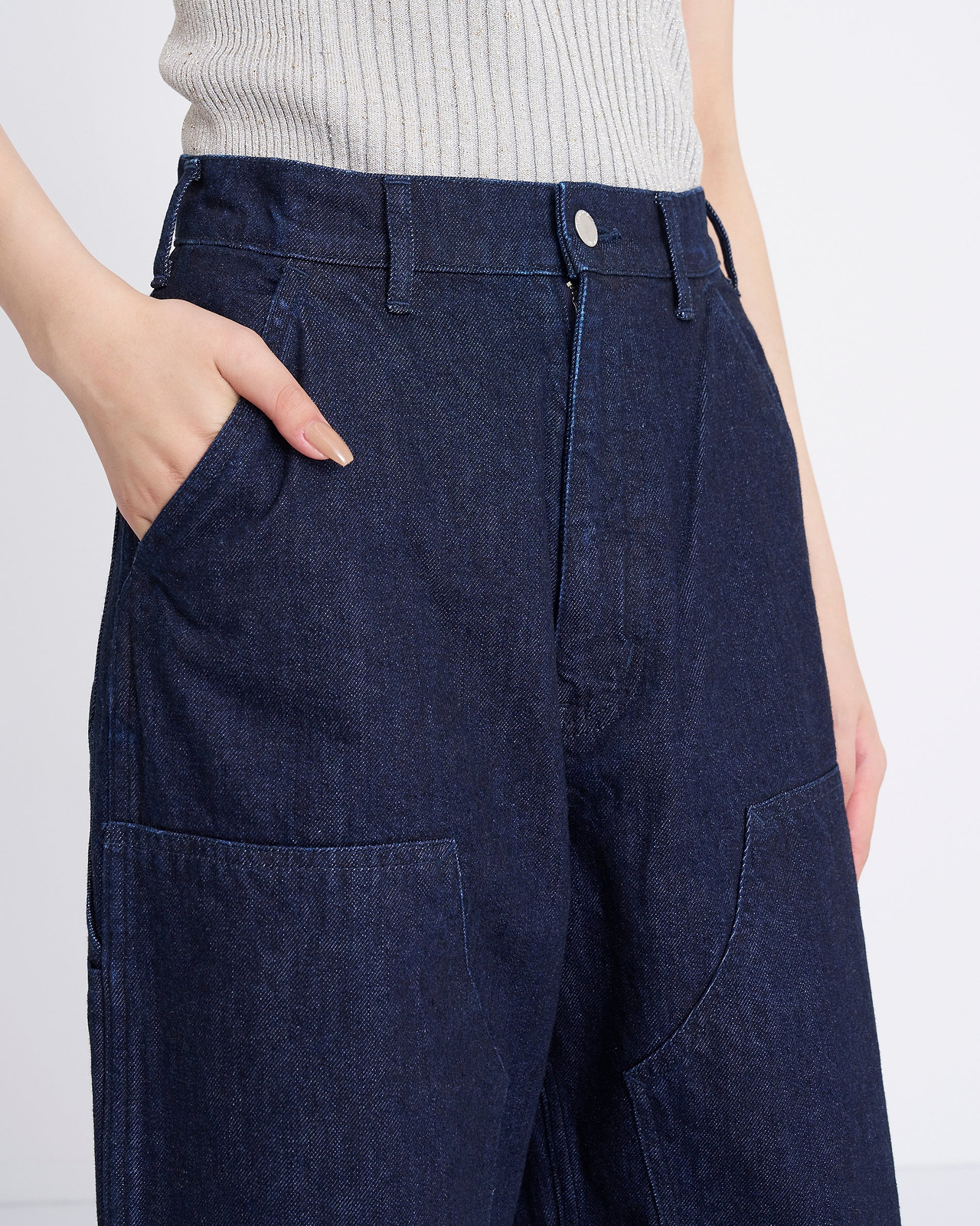 【25SS】11.5oz デニムダブルニーパンツワンウォッシュ