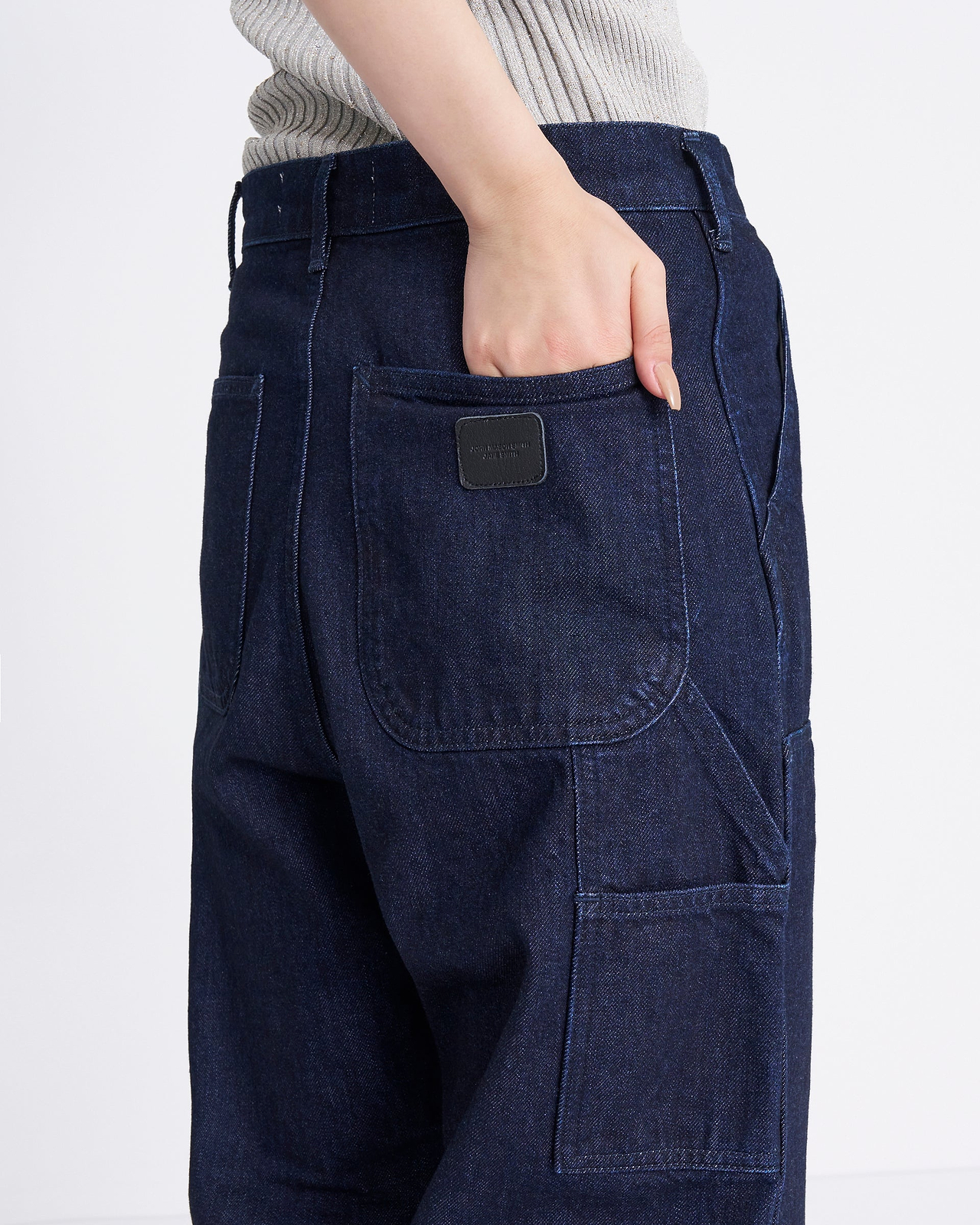 【25SS】11.5oz デニムダブルニーパンツワンウォッシュ