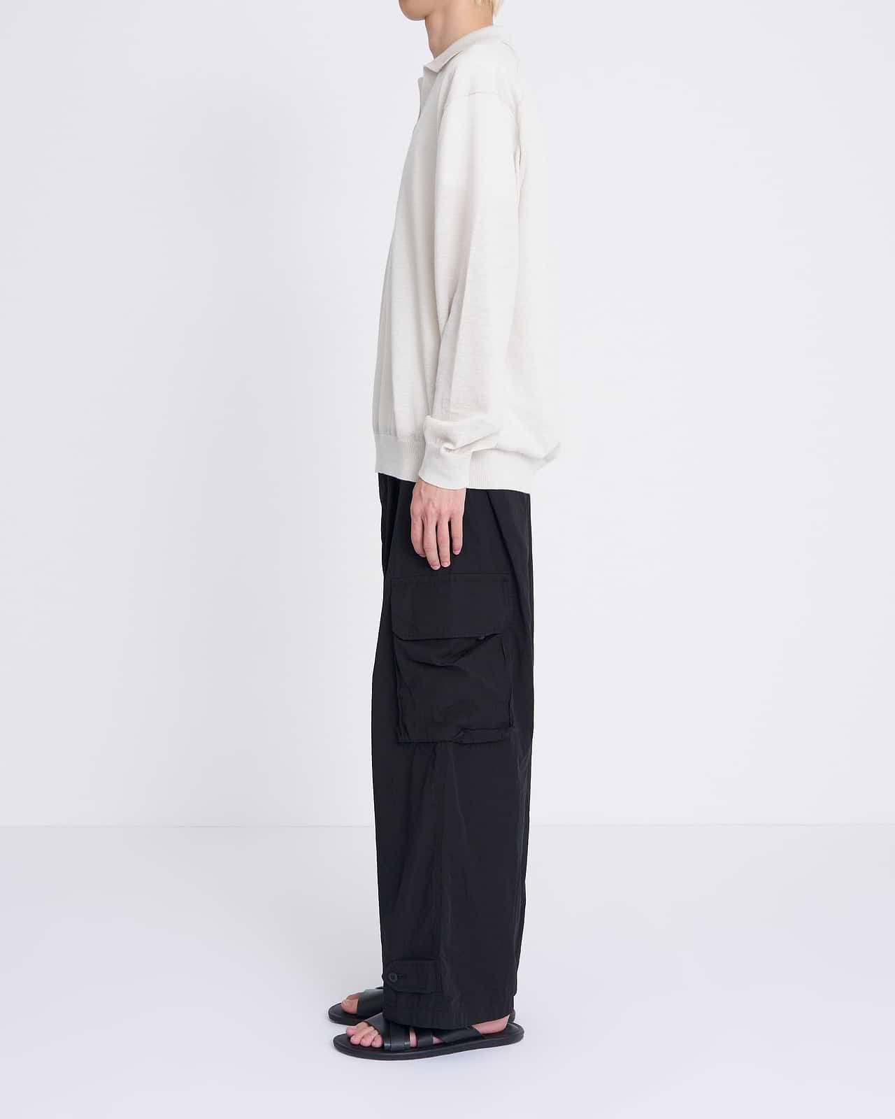 【25SS】ラミーカシミヤスキッパーポロセーター