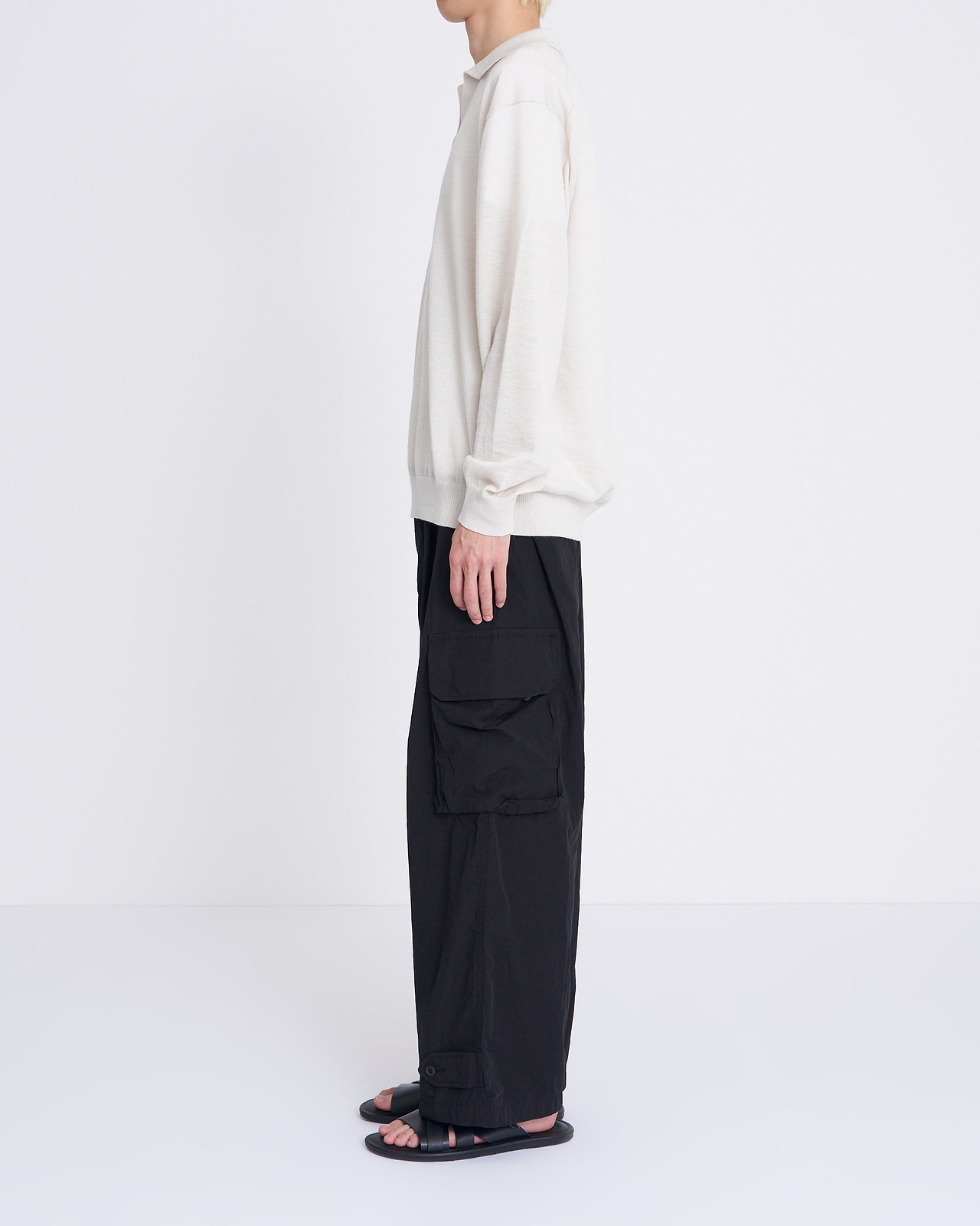 【25SS】ラミーカシミヤスキッパーポロセーター