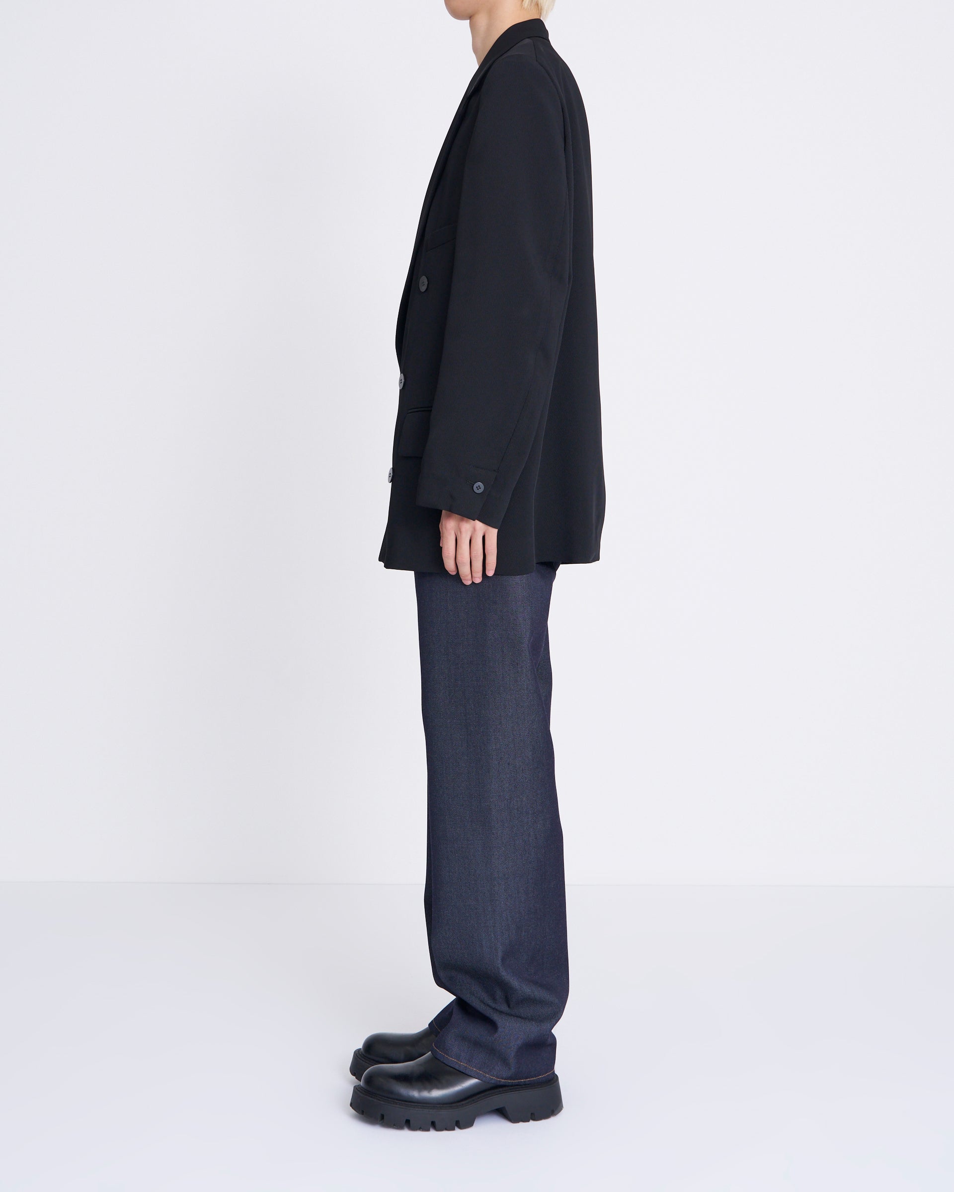 OVERCOAT Classic ダブルブレステッドジャケット　ブラック OVERCOAT Classic ダブルブレステッドジャケット ブラック