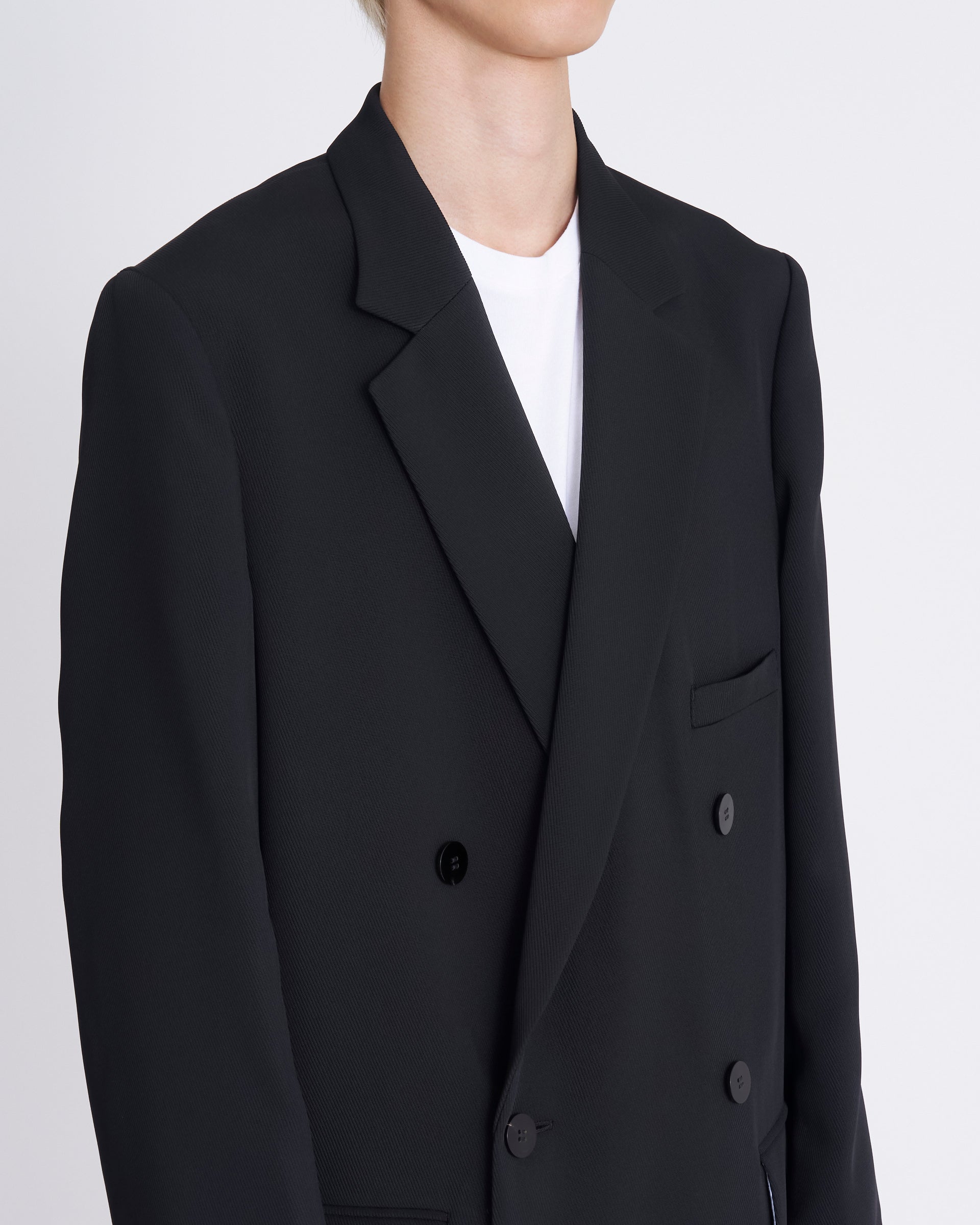 OVERCOAT Classic ダブルブレステッドジャケット　ブラック OVERCOAT Classic ダブルブレステッドジャケット ブラック