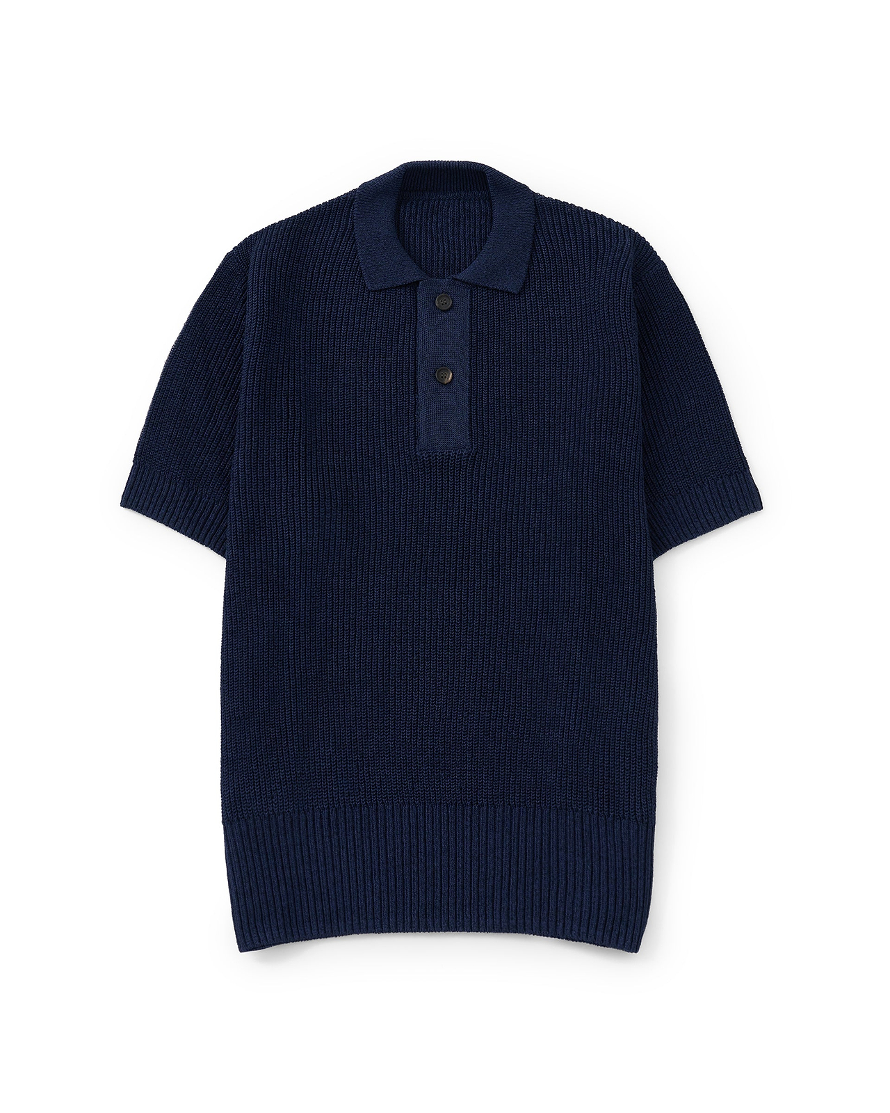 【25SS】和紙ウールニットポロ