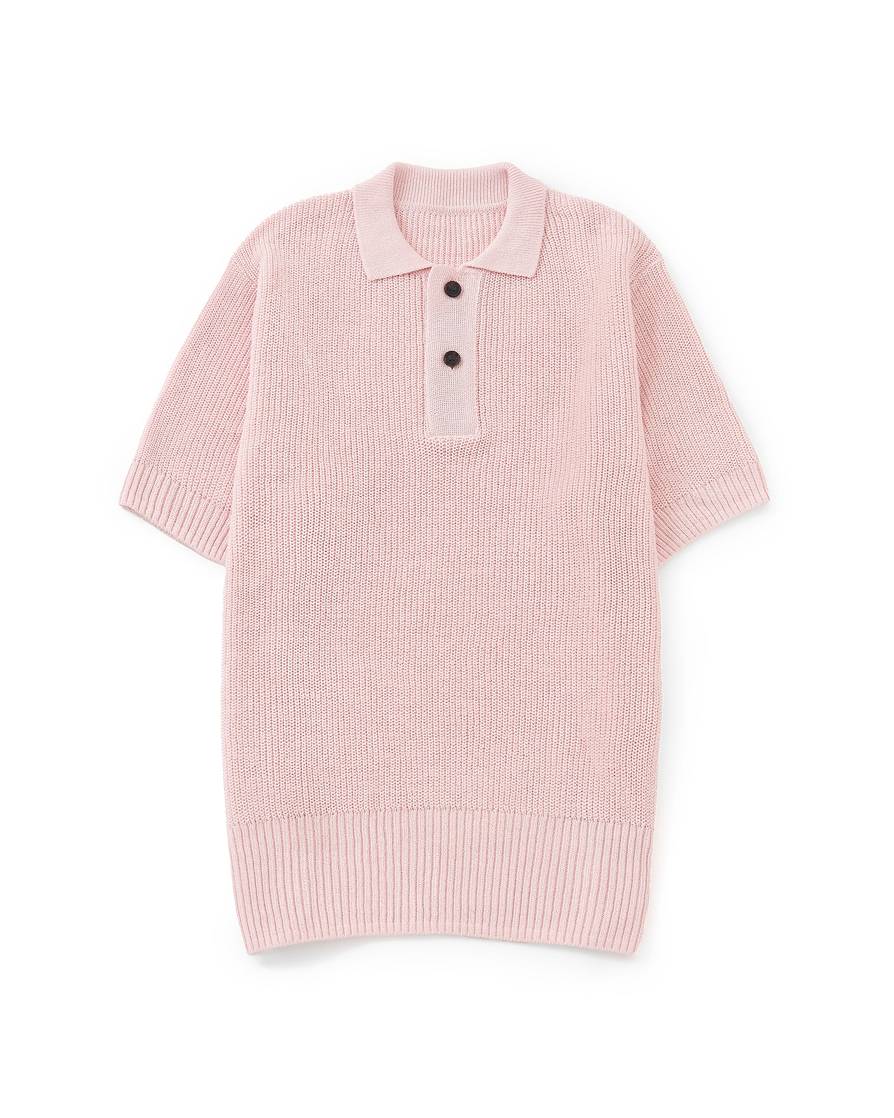 【25SS】和紙ウールニットポロ
