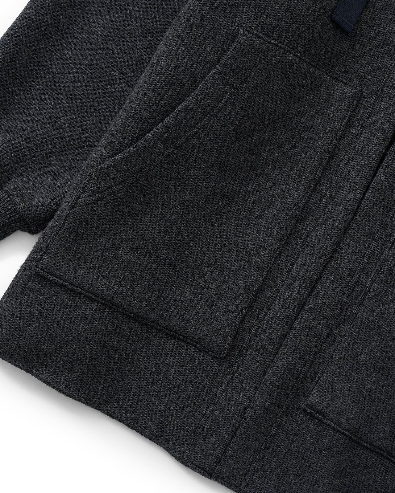 【25AW】コットンカシミアニットフーディー