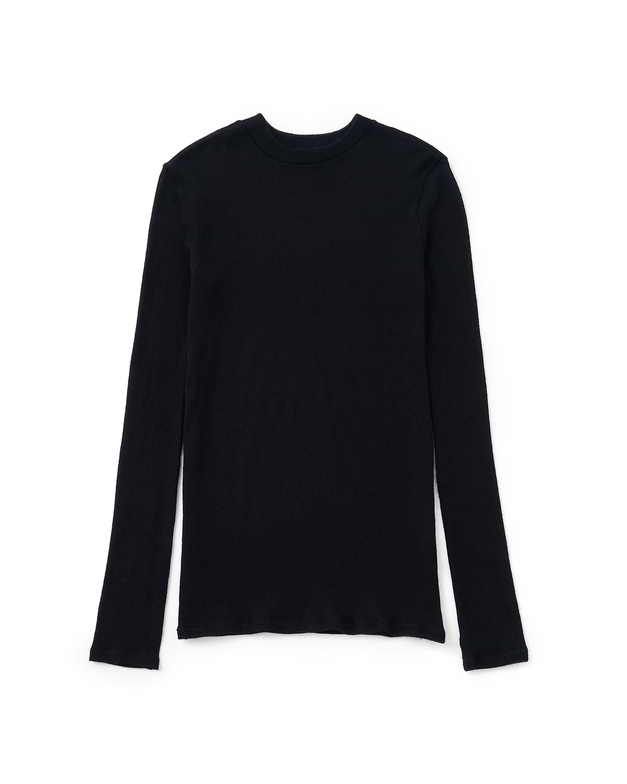 【25AW】ベビーアルパカ サーキュラーリブ(クルーネック)