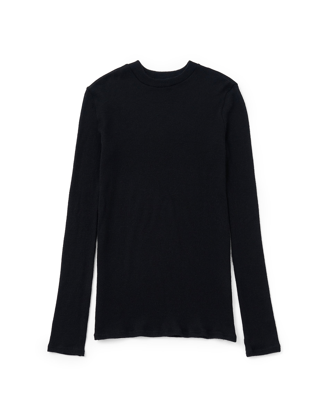 【25AW】ベビーアルパカ サーキュラーリブ（クルーネック）