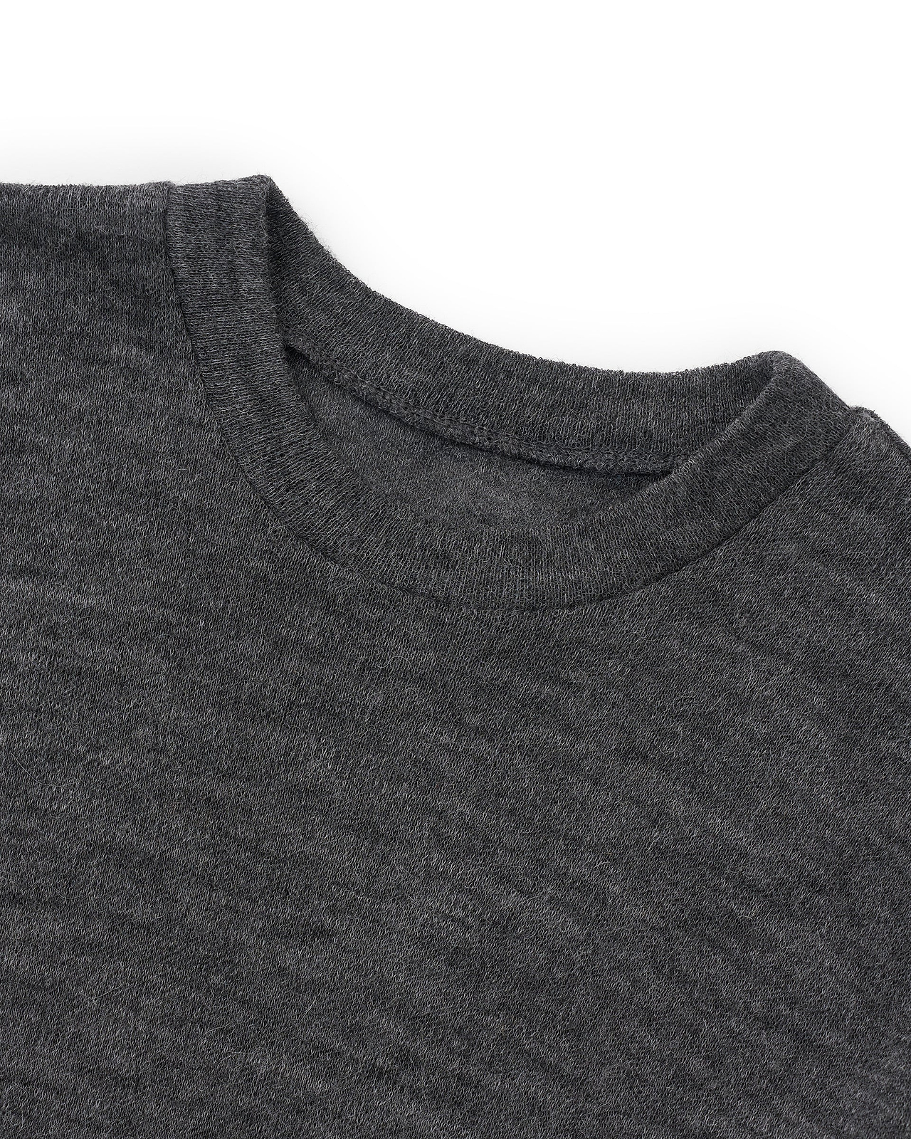 【25AW】ベビーアルパカ サーキュラーリブ（クルーネック）