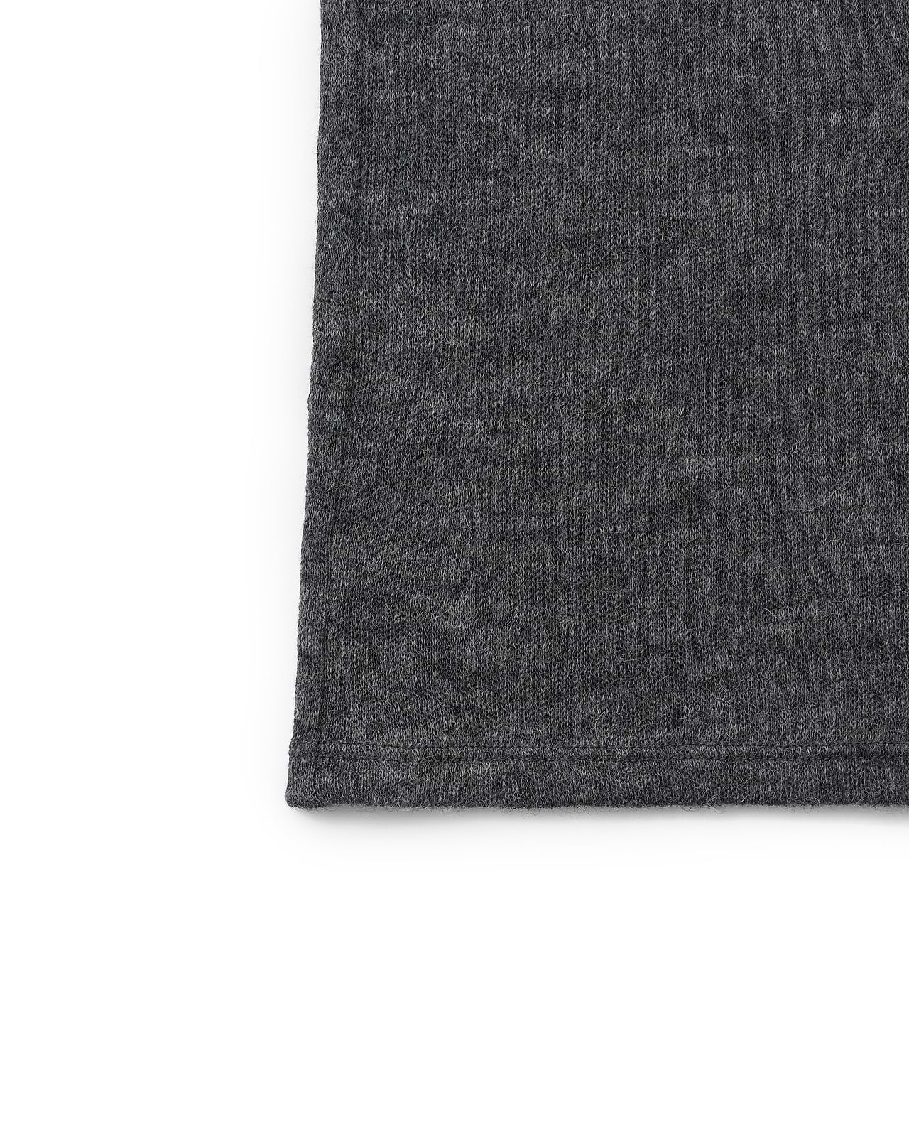 【25AW】ベビーアルパカ サーキュラーリブ(クルーネック)