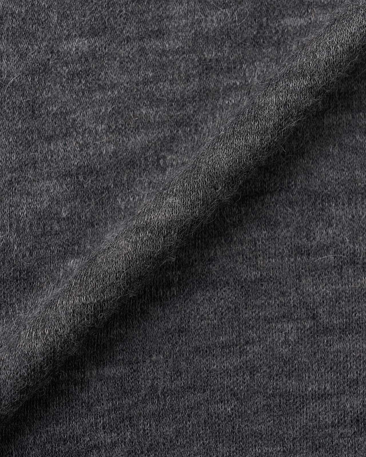【25AW】ベビーアルパカ サーキュラーリブ(クルーネック)