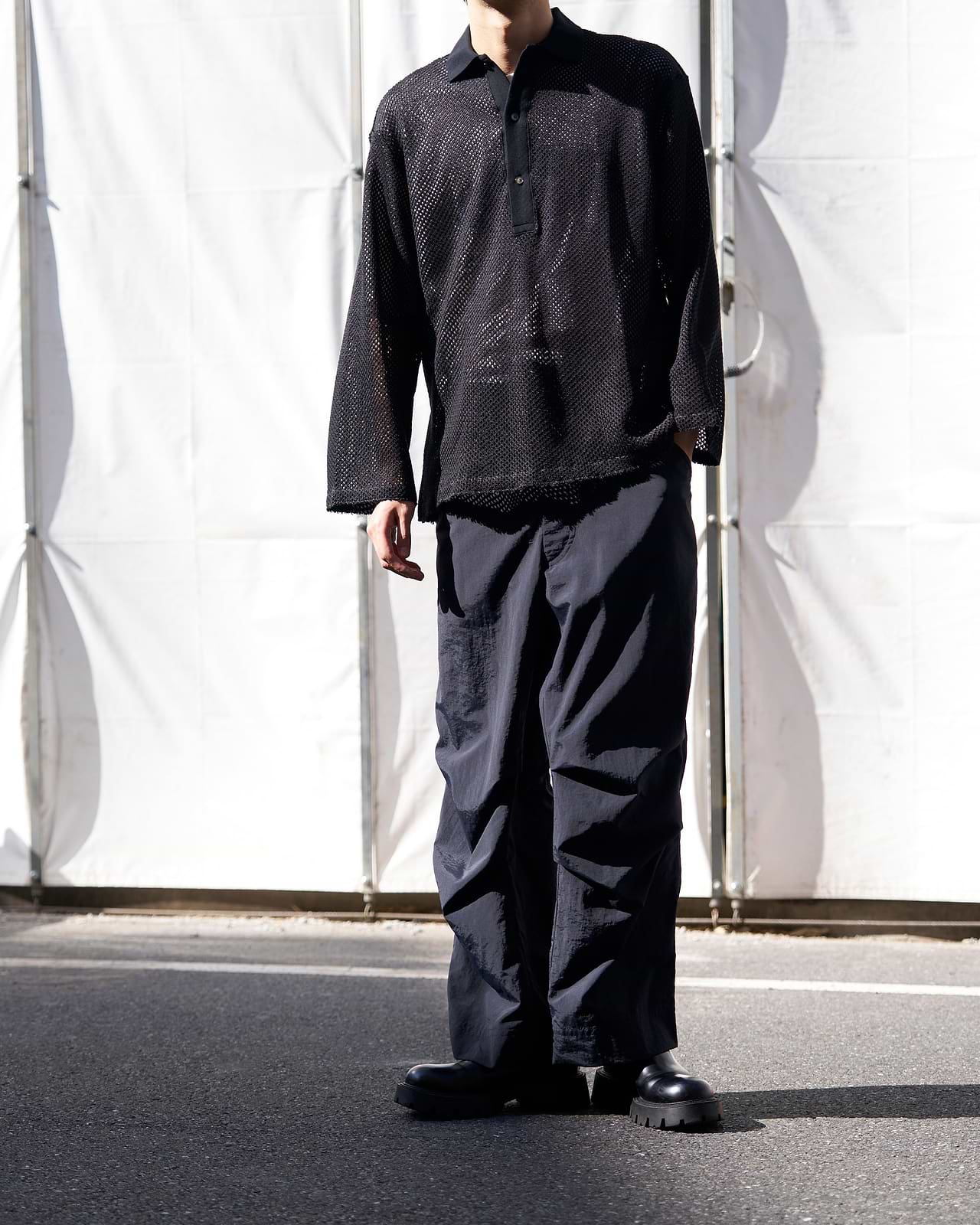 着用サイズ38/身長180cm(スタッフスナップ)