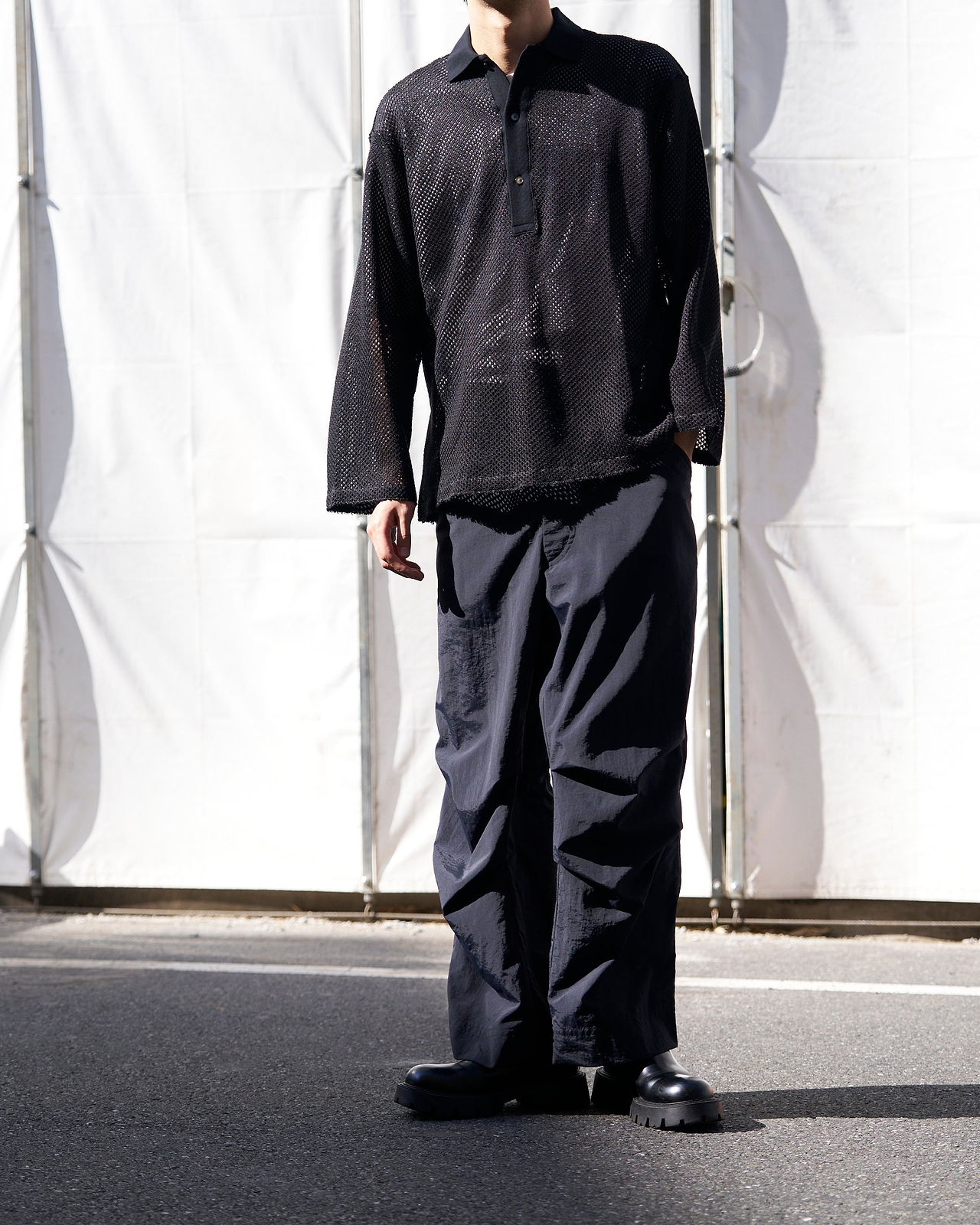 着用サイズ38／身長180cm（スタッフスナップ）