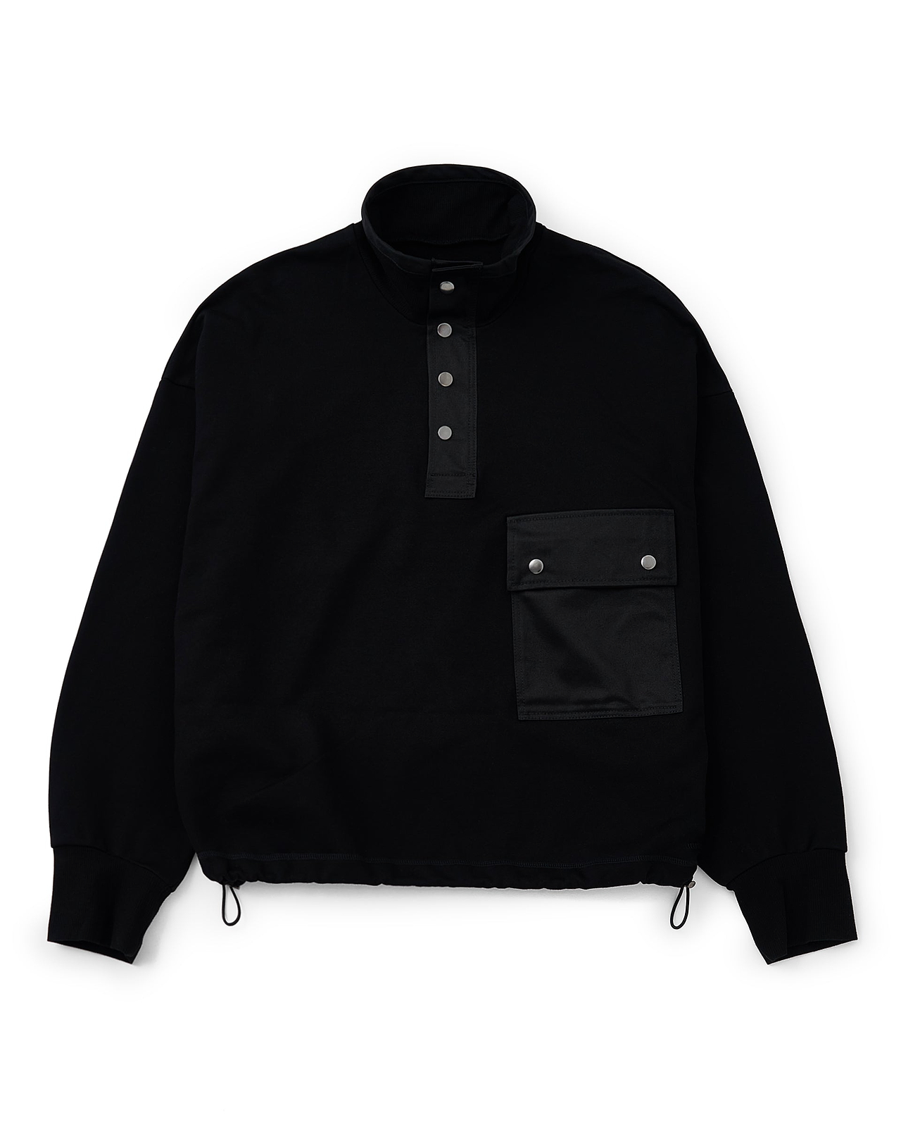 【25AW】ドローコードスタンドカラープルオーバー