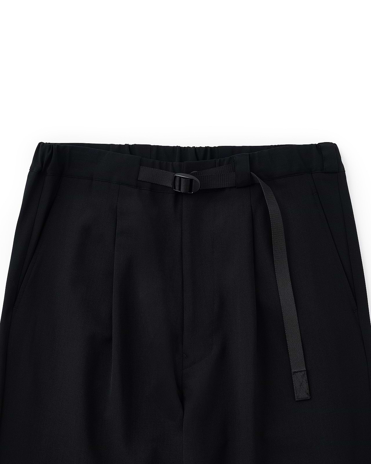 【25AW】テープベルト1タックパンツ