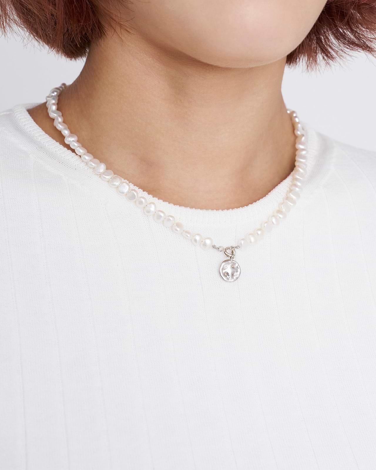 【25AW】バロックパールコイン 2WAY ネックレス