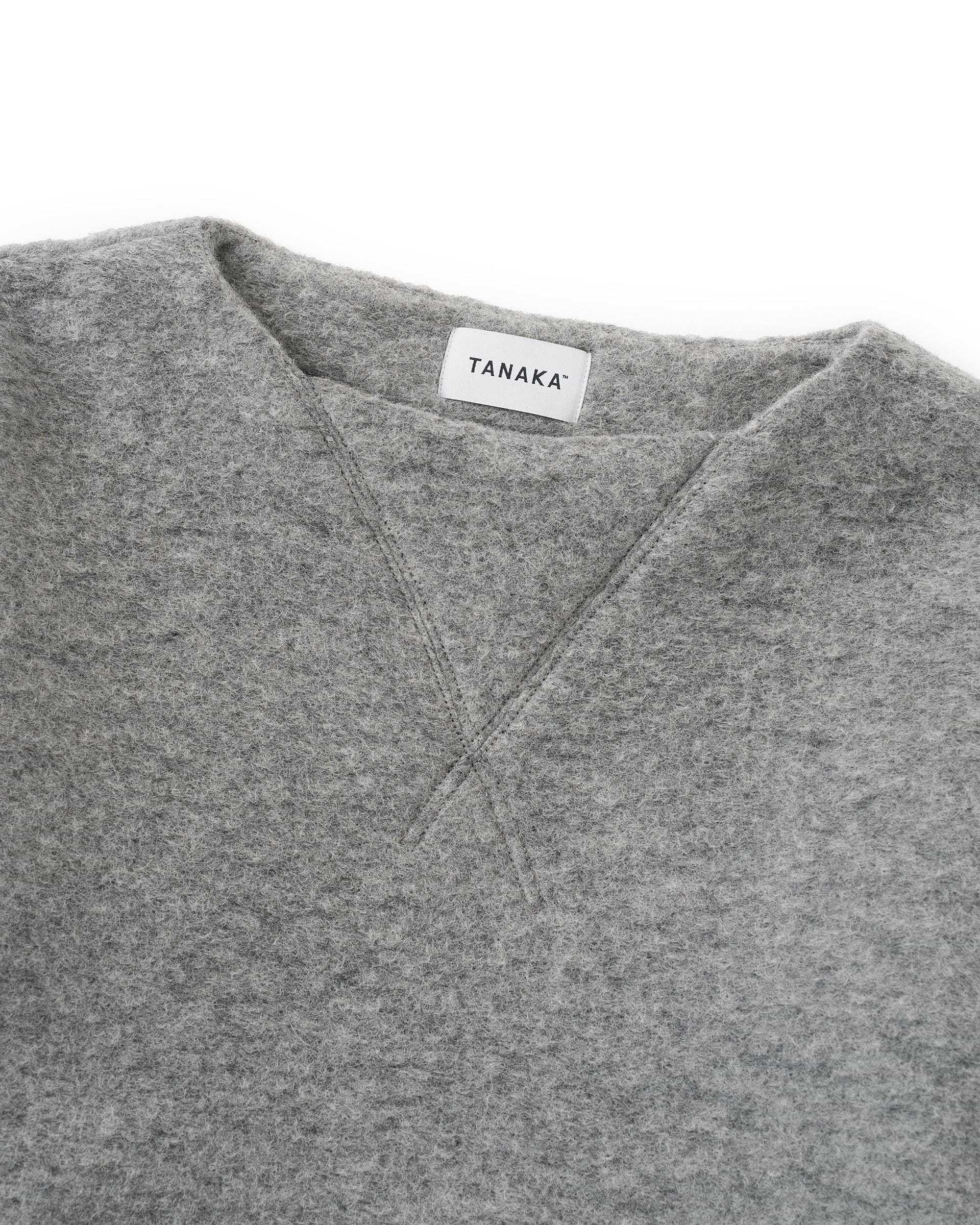 大幅値下げ　早いものがち　TANAKA グレー 抽象グラフィック スウェット TANAKA】THEスウェットシャツ – ファッションスナップストア