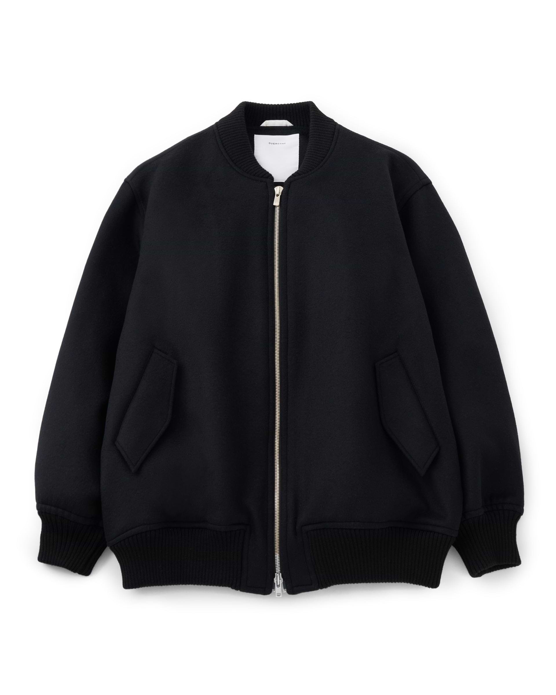 ダブルフェイス ボンバージャケット OVERCOAT】MA-1ボンバージャケットインダブルフェイスビーバー