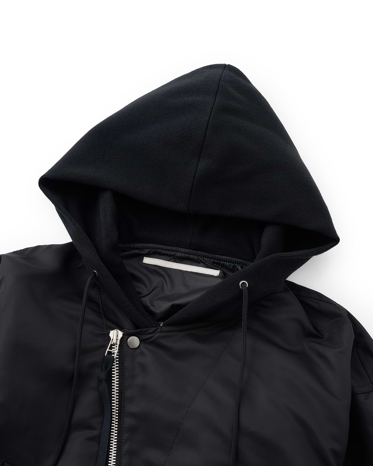 【25AW】ノッチドラペルフードMA-1