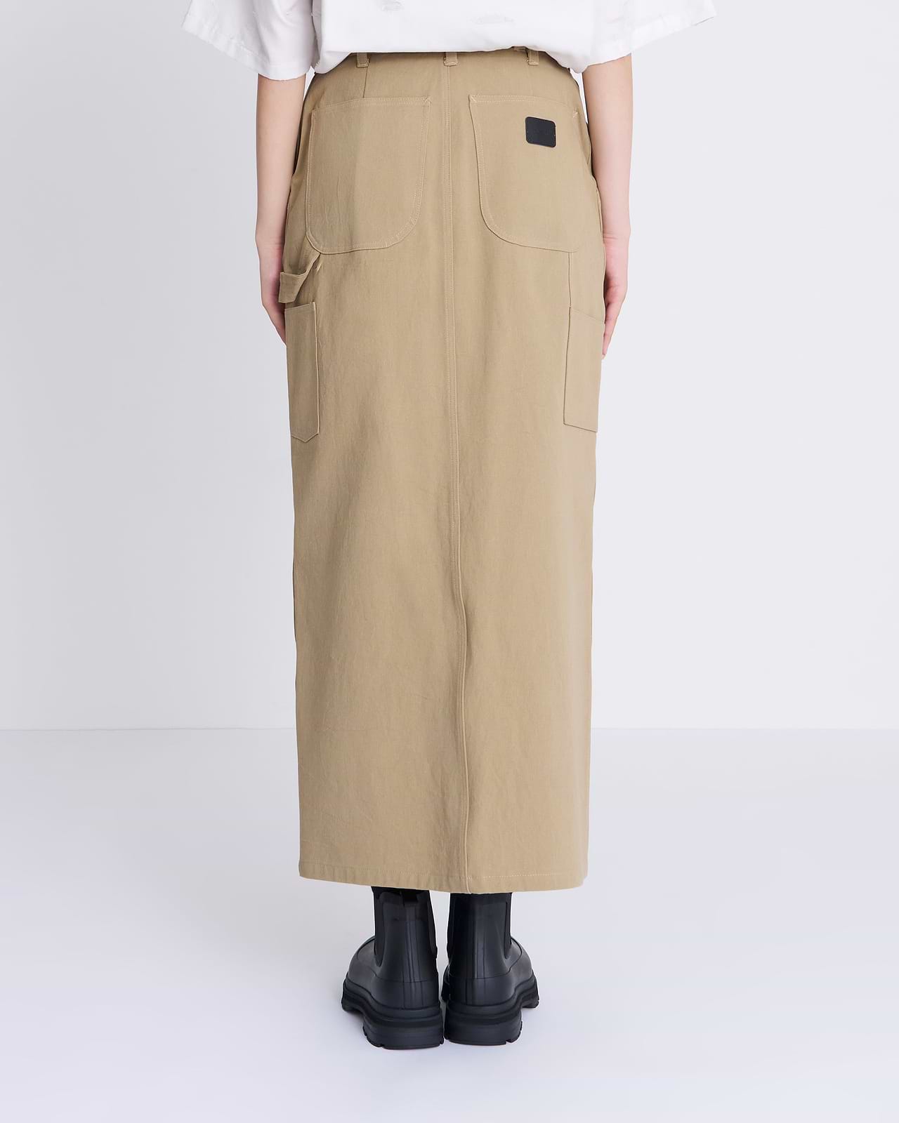 【25SS】コットンチノクロス ダブルニースカート
