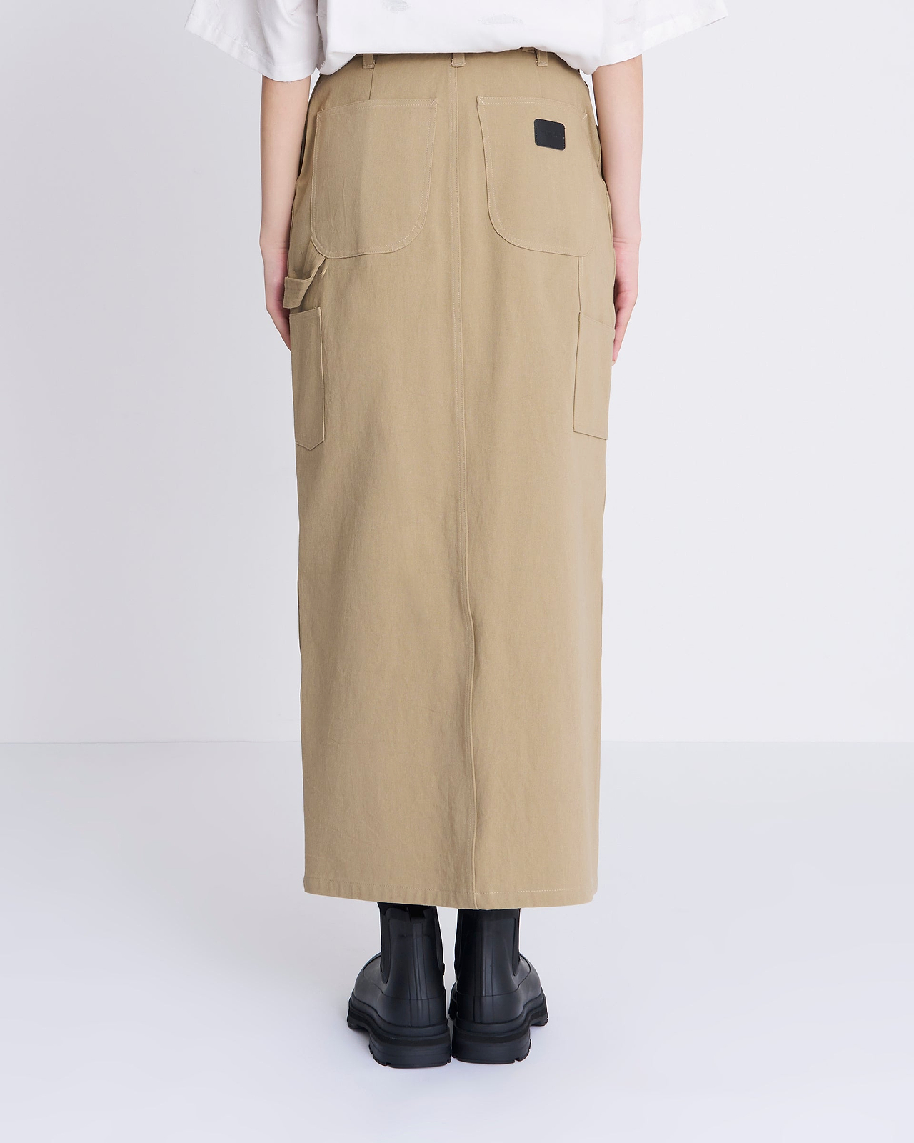 【25SS】コットンチノクロス ダブルニースカート