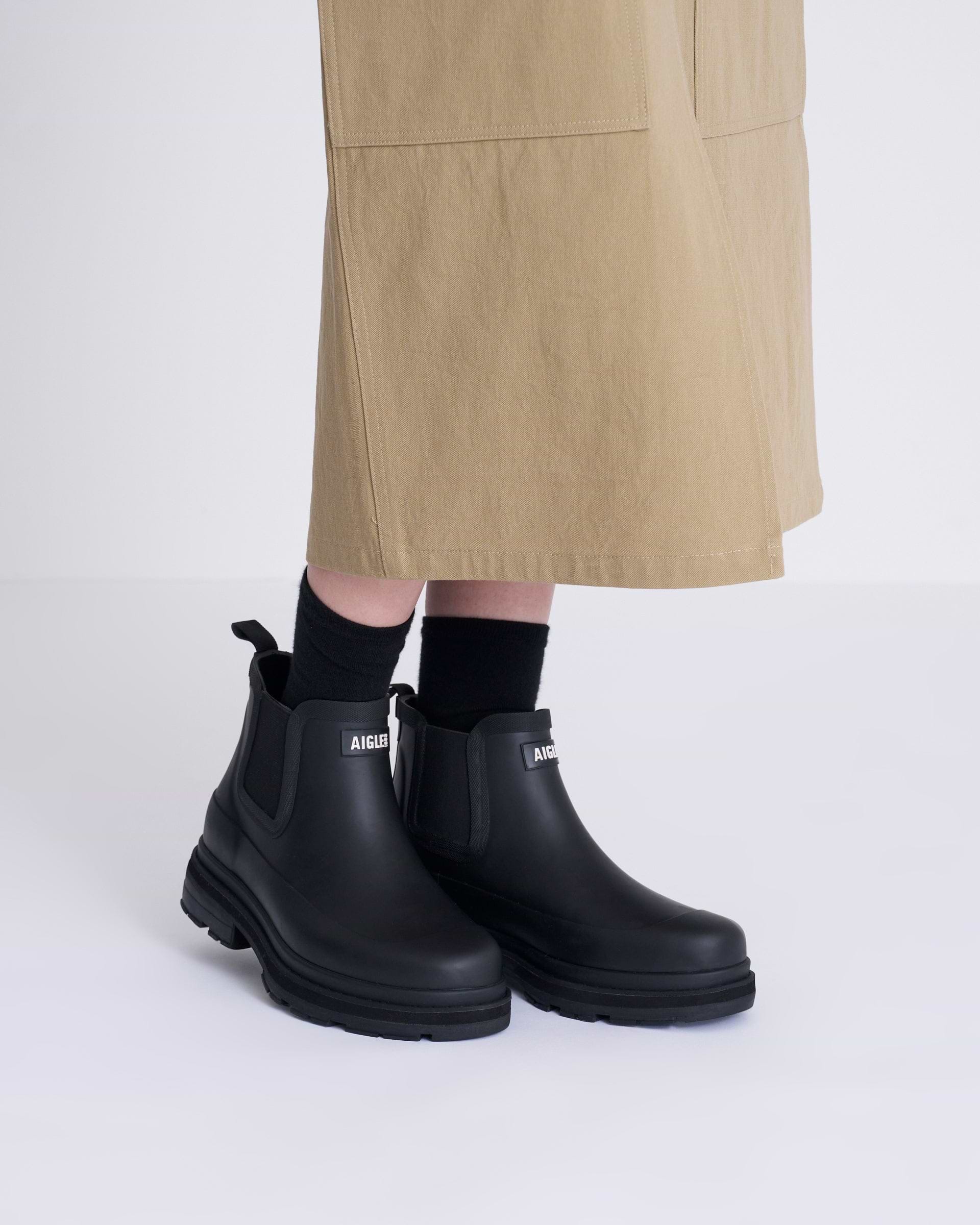 AIGLE】メンズソフトレイン2ラバーブーツ – ファッション