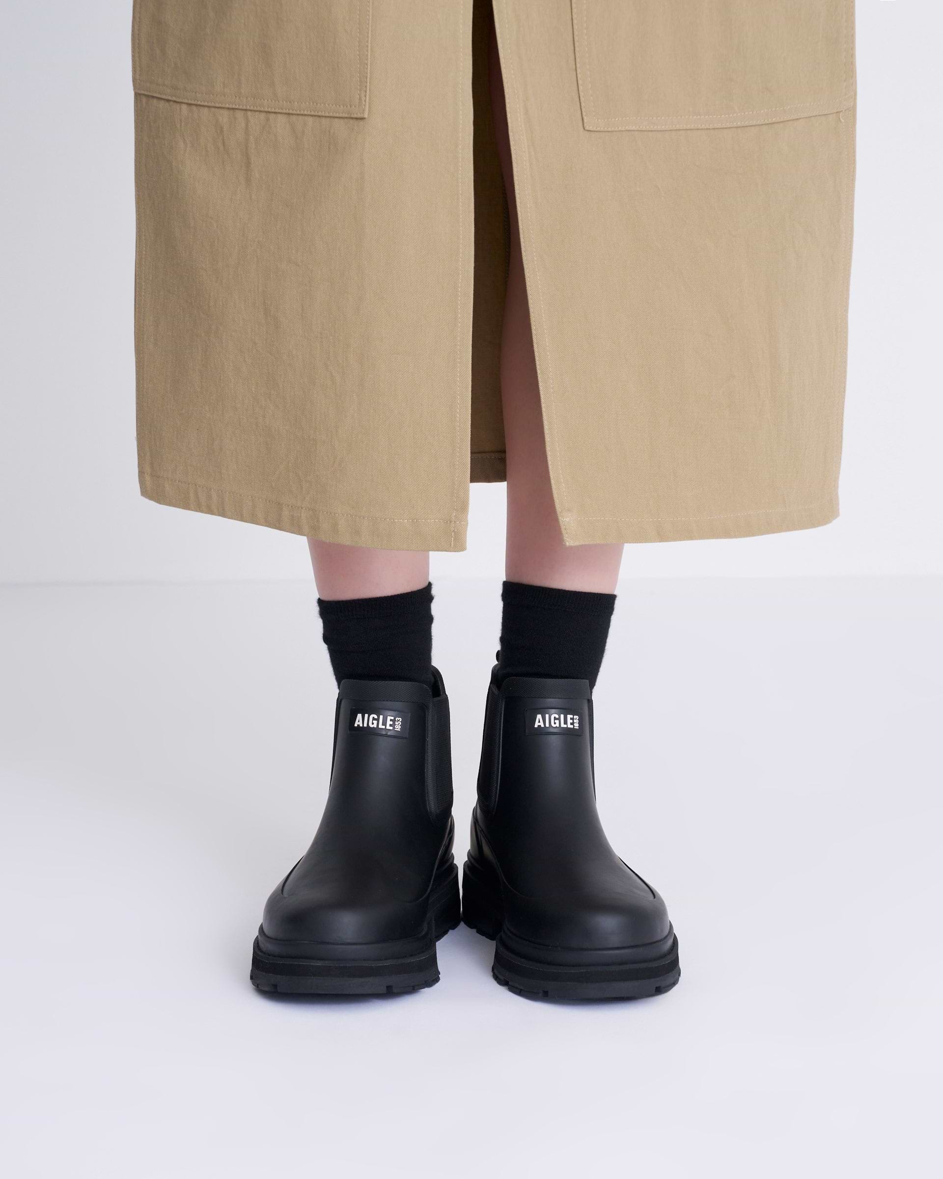公式の店舗 AIGLE】メンズソフトレイン2ラバーブーツ ファッション – 靴