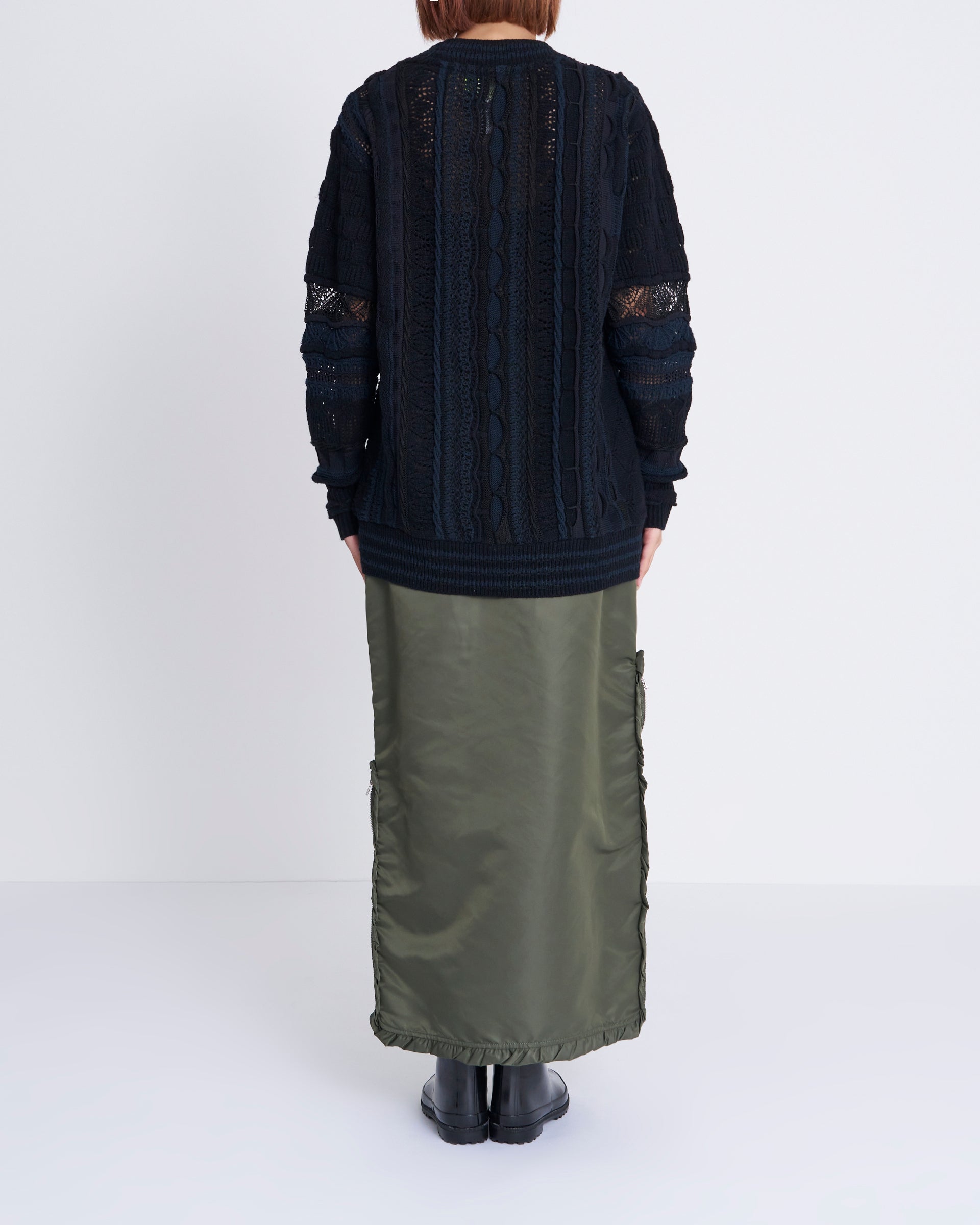 acchi-knit【天候で遅延あり】さま　専用 一方｜Seika Knit Blouson｜YASHIKI 25SS｜えん -en-