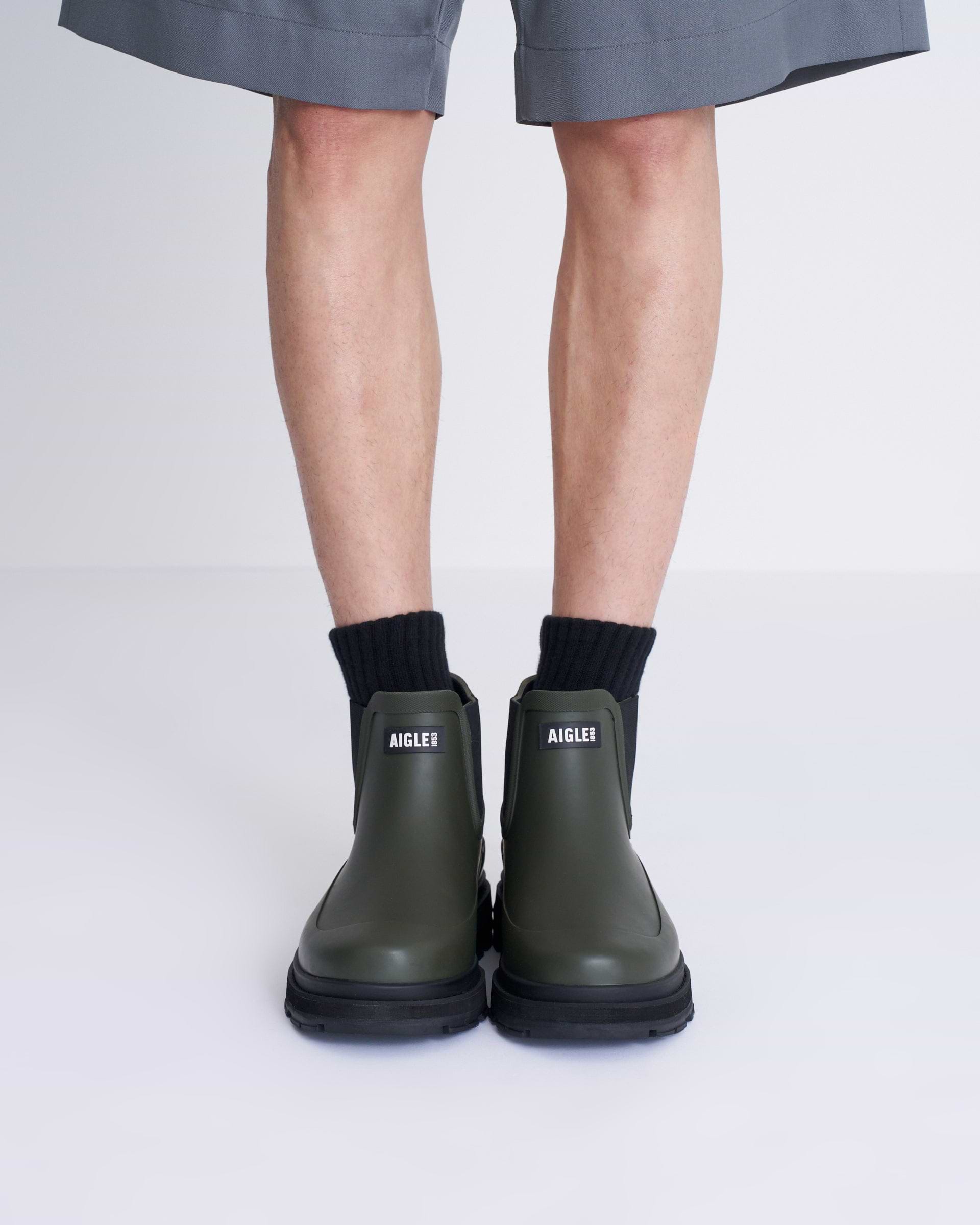 AIGLE】メンズソフトレイン2ラバーブーツ – ファッション