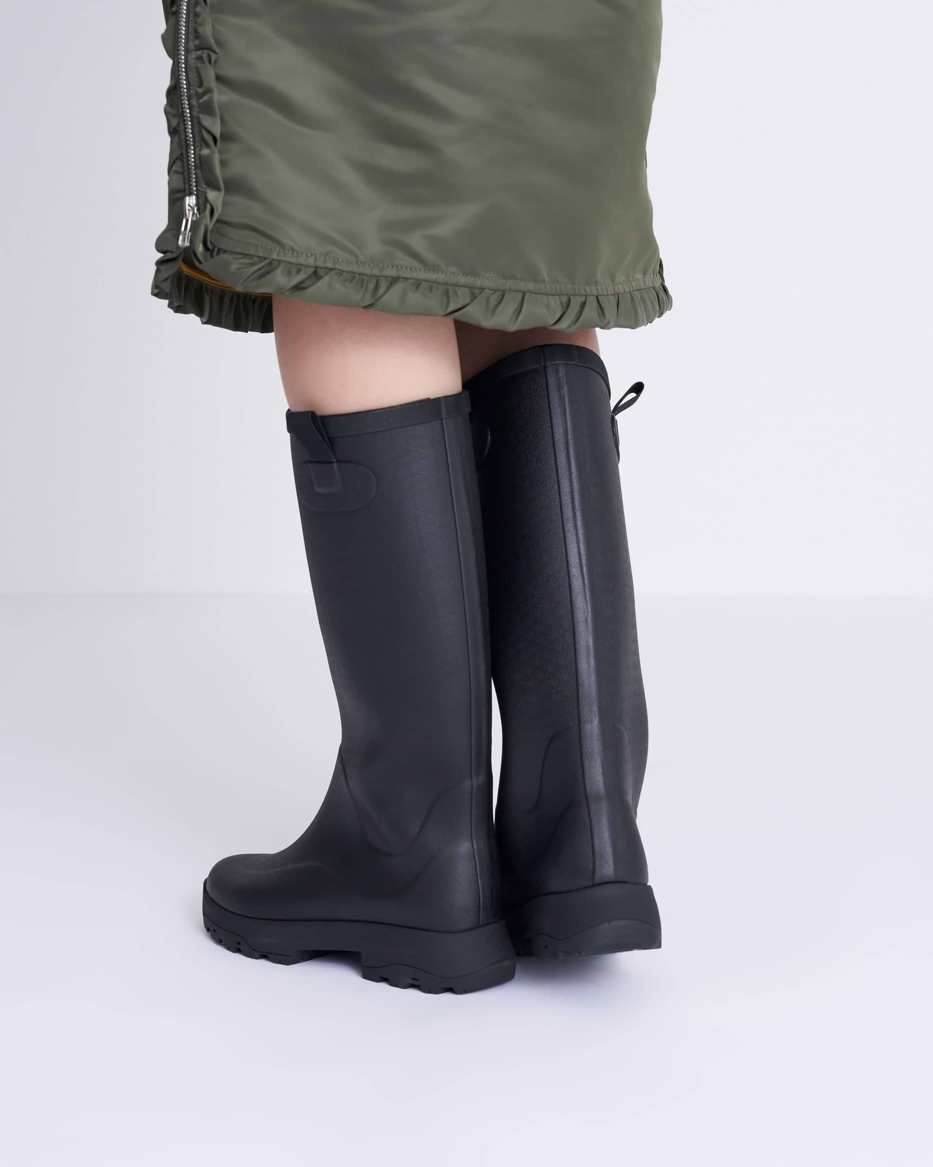 AIGLEアリアラバーハンティングブーツ レディース アリア ハイ ラバーブーツ ZZFNC05 - AIGLE