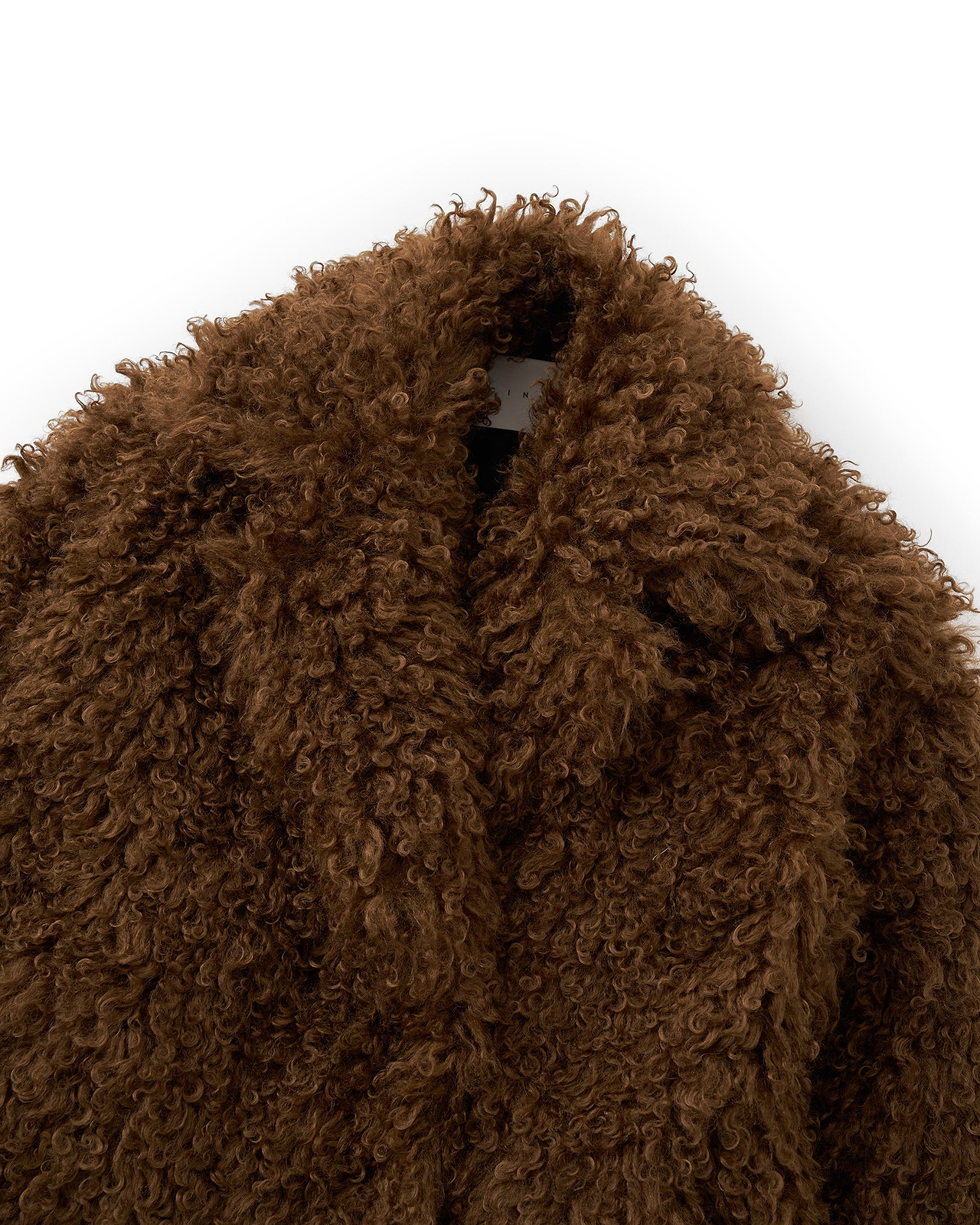 【25AW】クリンプボアミドルコート
