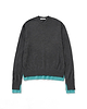 【25AW】バイカラートリムニット
