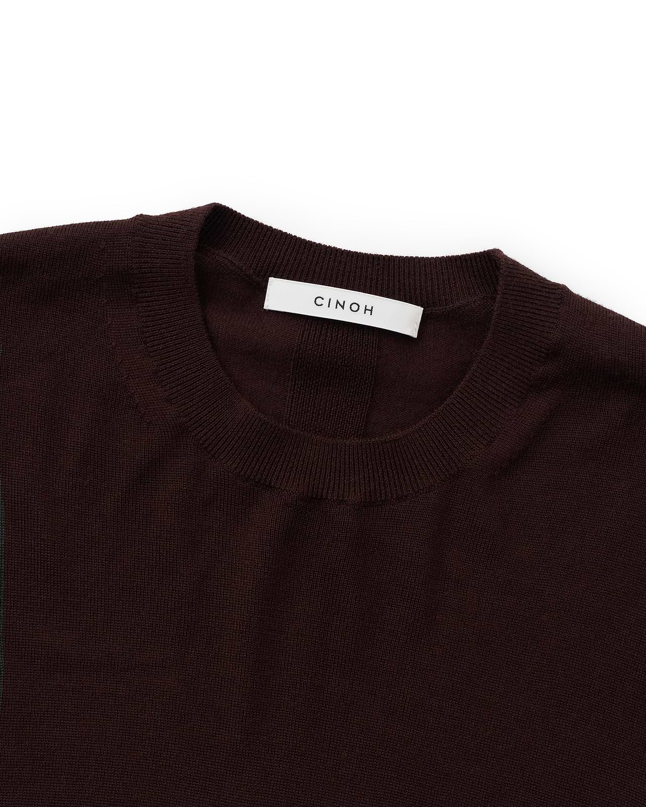 【25AW】バイカラートリムニット