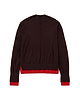 【25AW】バイカラートリムニット