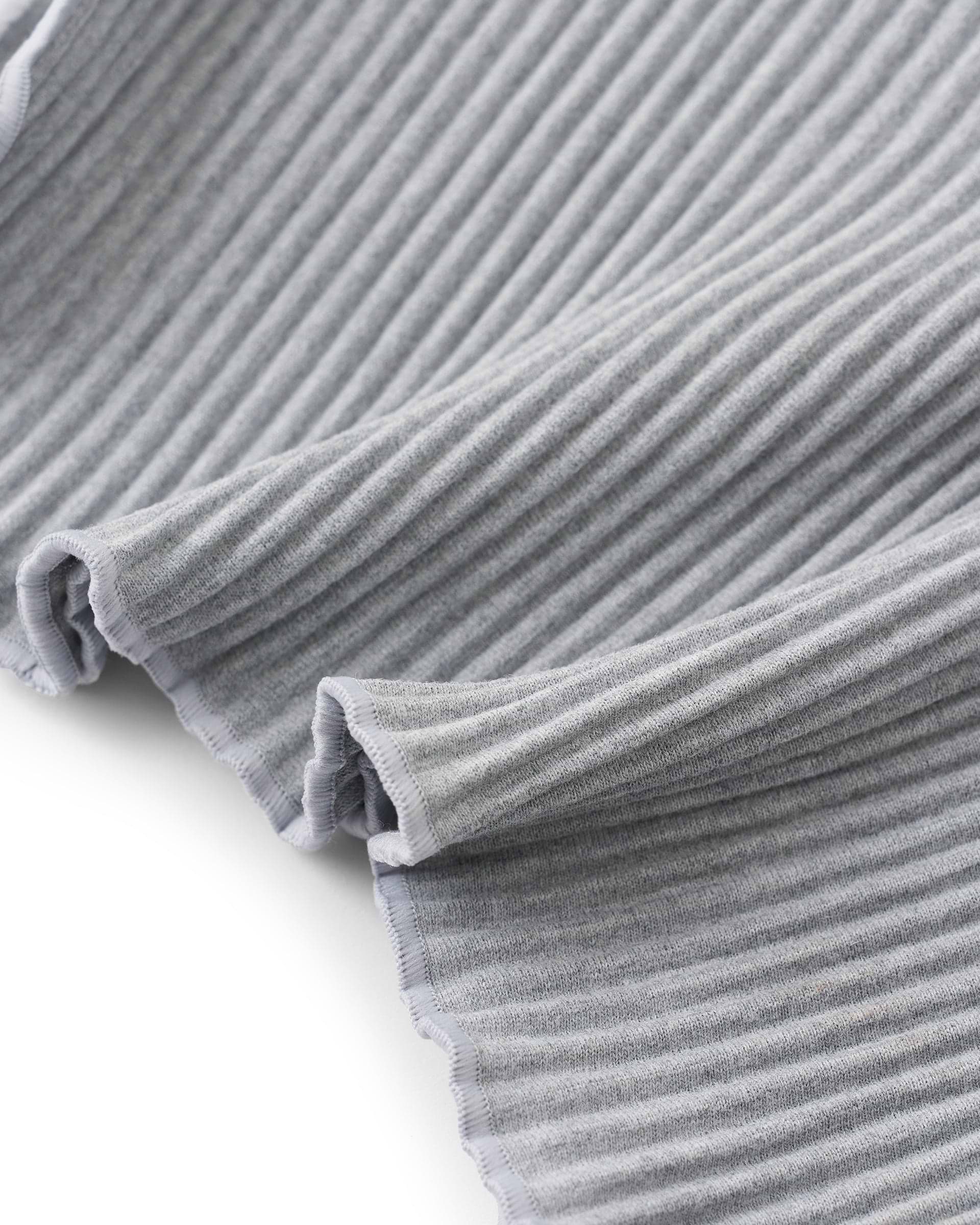 kotohayokozawa】クリスプアタッチカラー グレー・パープル | 日本製