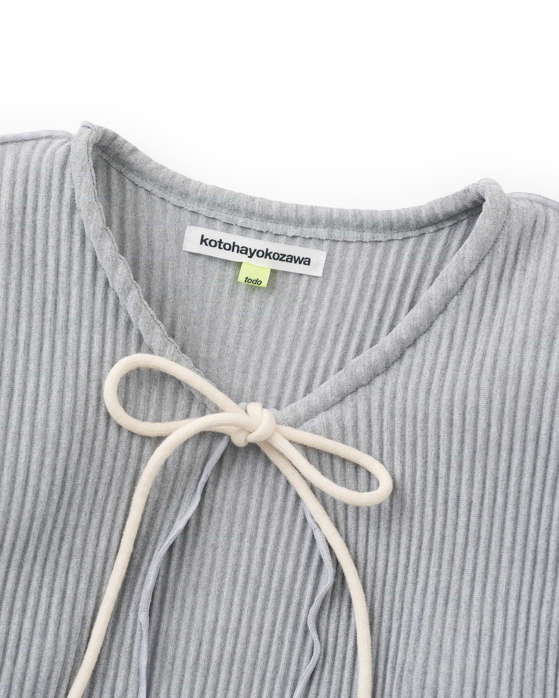 kotohayokozawa todo カーディガン　トップス kotohayokozawa【コトハヨコザワ】 todo sheer layered cardigan