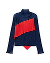 【25AW】スパイラルウェーブロングスリーブトップス（ハイネックタイプ）