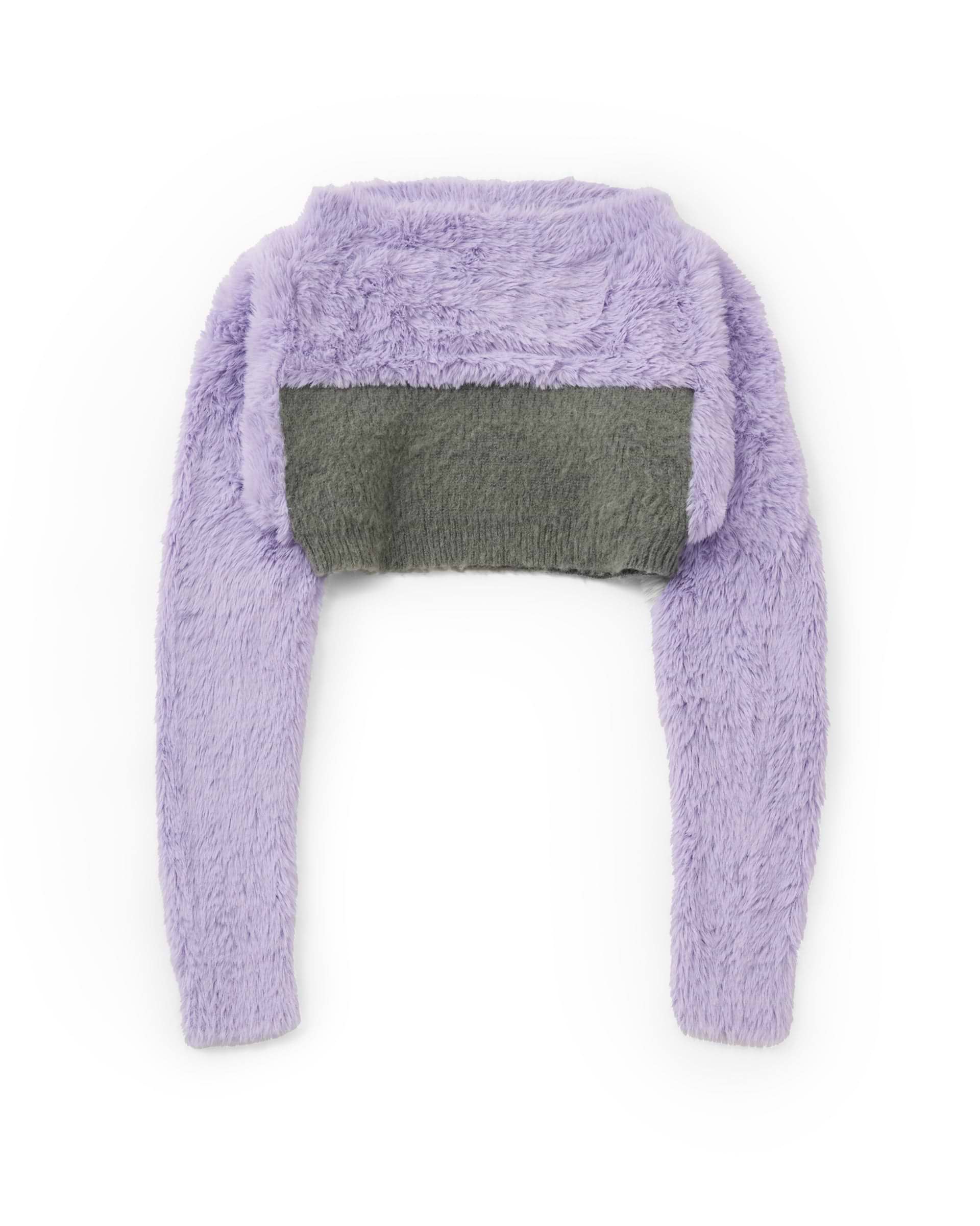 kotohayokozawa】マルチウェイファジーショートトップ パープル