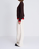【25AW】バイカラートリムニット