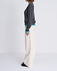 【25AW】バイカラートリムニット