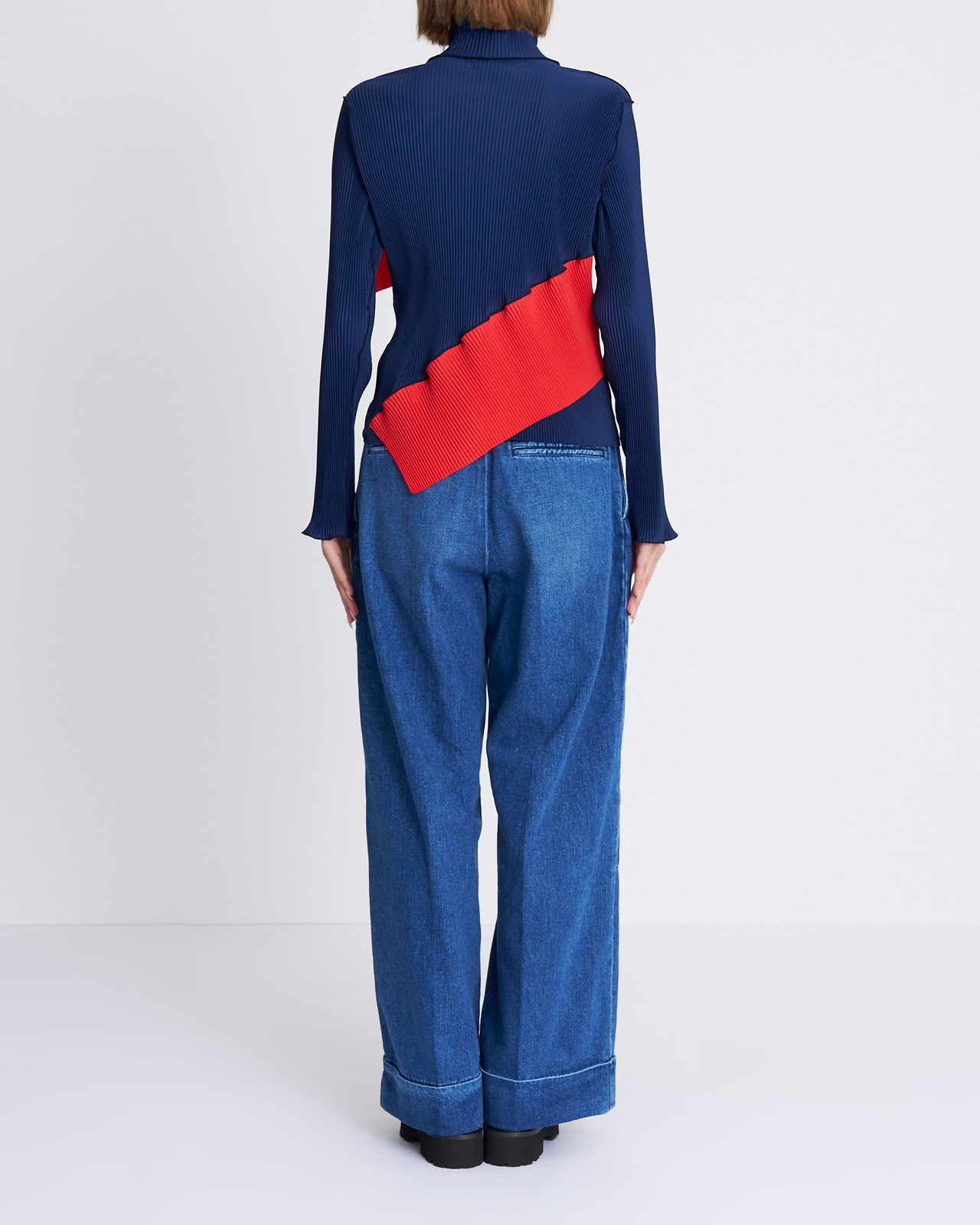 【25AW】スパイラルウェーブロングスリーブトップス（ハイネックタイプ）