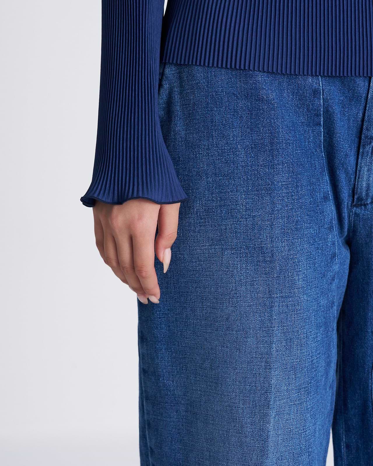 【25AW】スパイラルウェーブロングスリーブトップス(ハイネックタイプ)