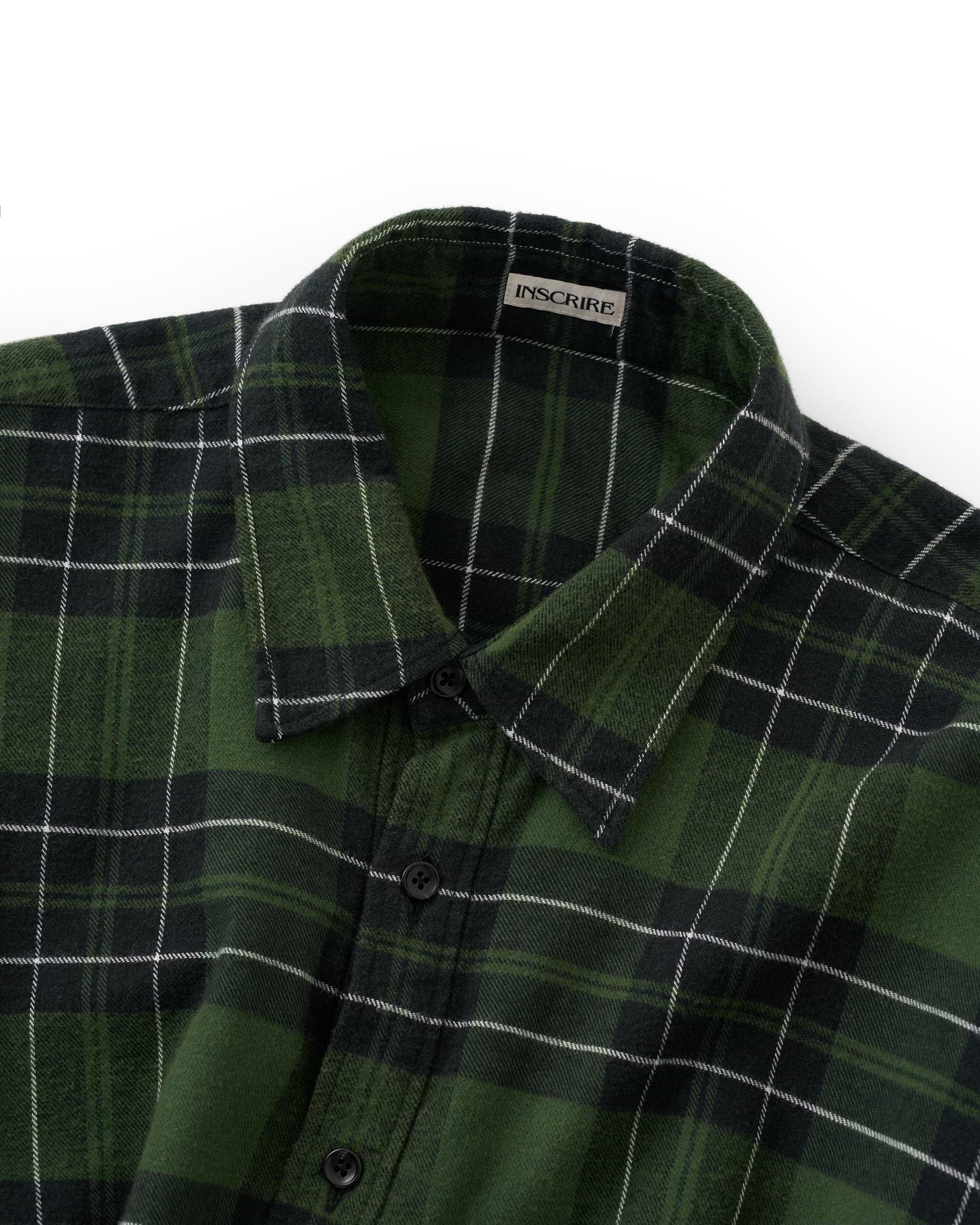 INSCRIRE】フランネルシャツドレス – ファッションスナップストア