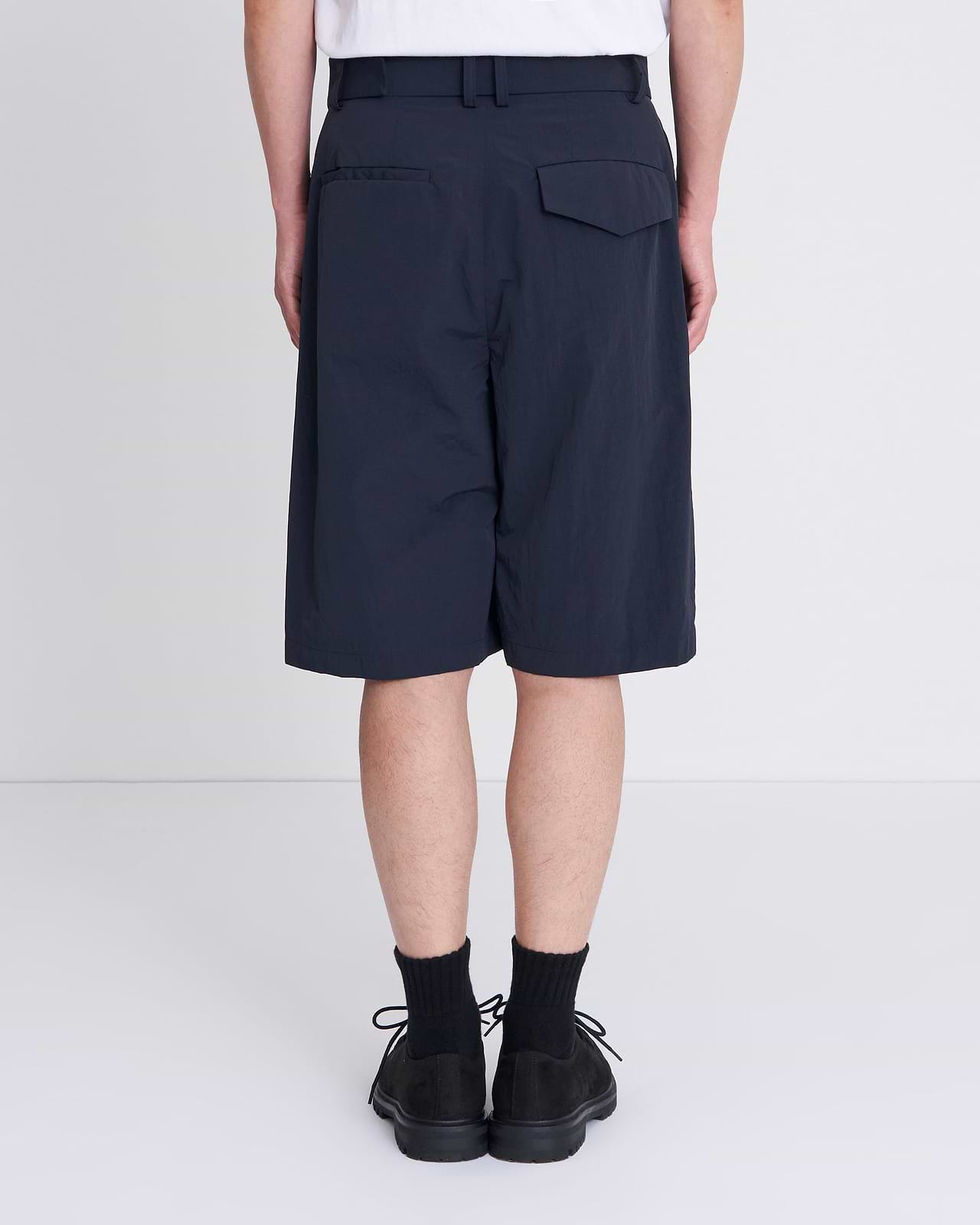 【25SS】ナイロンツータックハーフパンツ