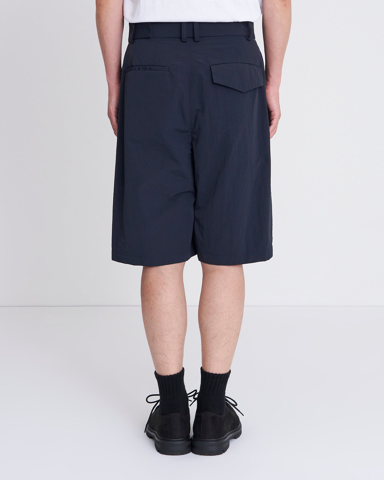 【25SS】ナイロンツータックハーフパンツ