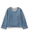 【25AW】デニムプルオーバーシャツ