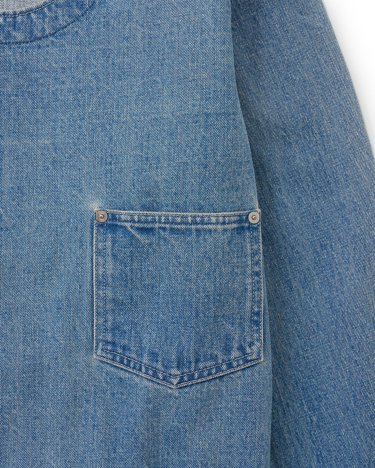 【25AW】デニムプルオーバーシャツ